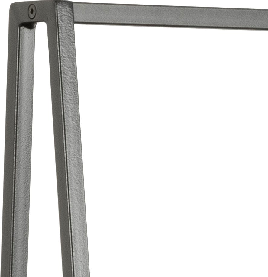 ACTONA GROUP Garderobenständer Metallgestell im modernen Industrielook, 2 Einlegeböden, Breite 77 cm