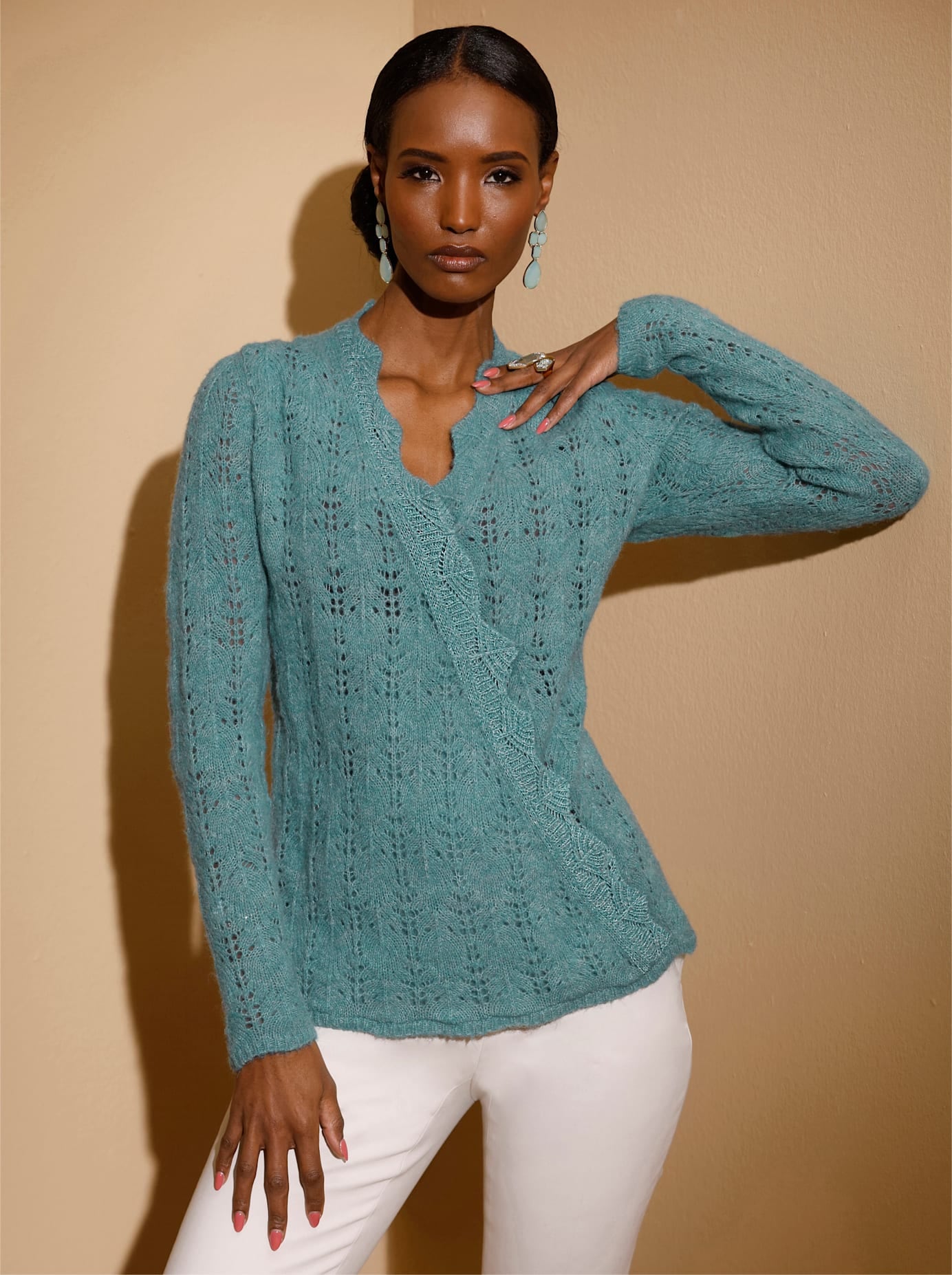 Image of Strickpullover "Woll-Mix-Pullover"