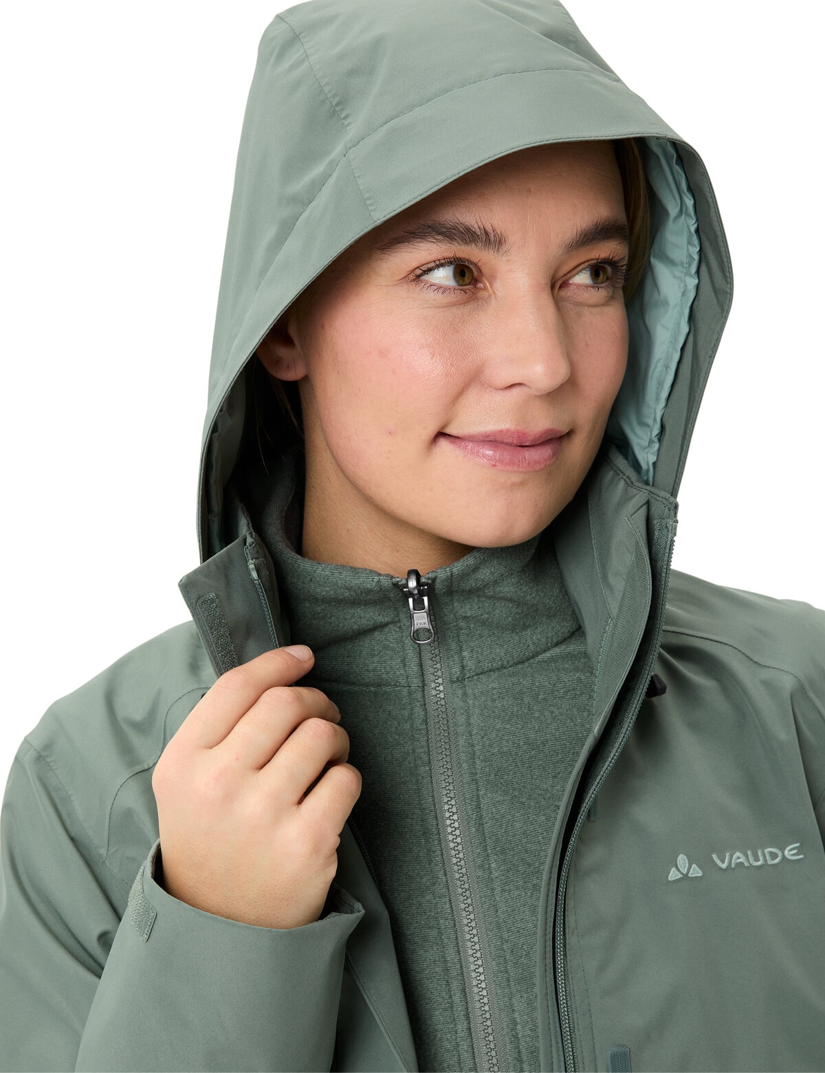 VAUDE 3-in-1-Funktionsjacke »WOMEN'S ROSEMOOR 3IN1 JACKET II«, (2 St.), Wasserdicht