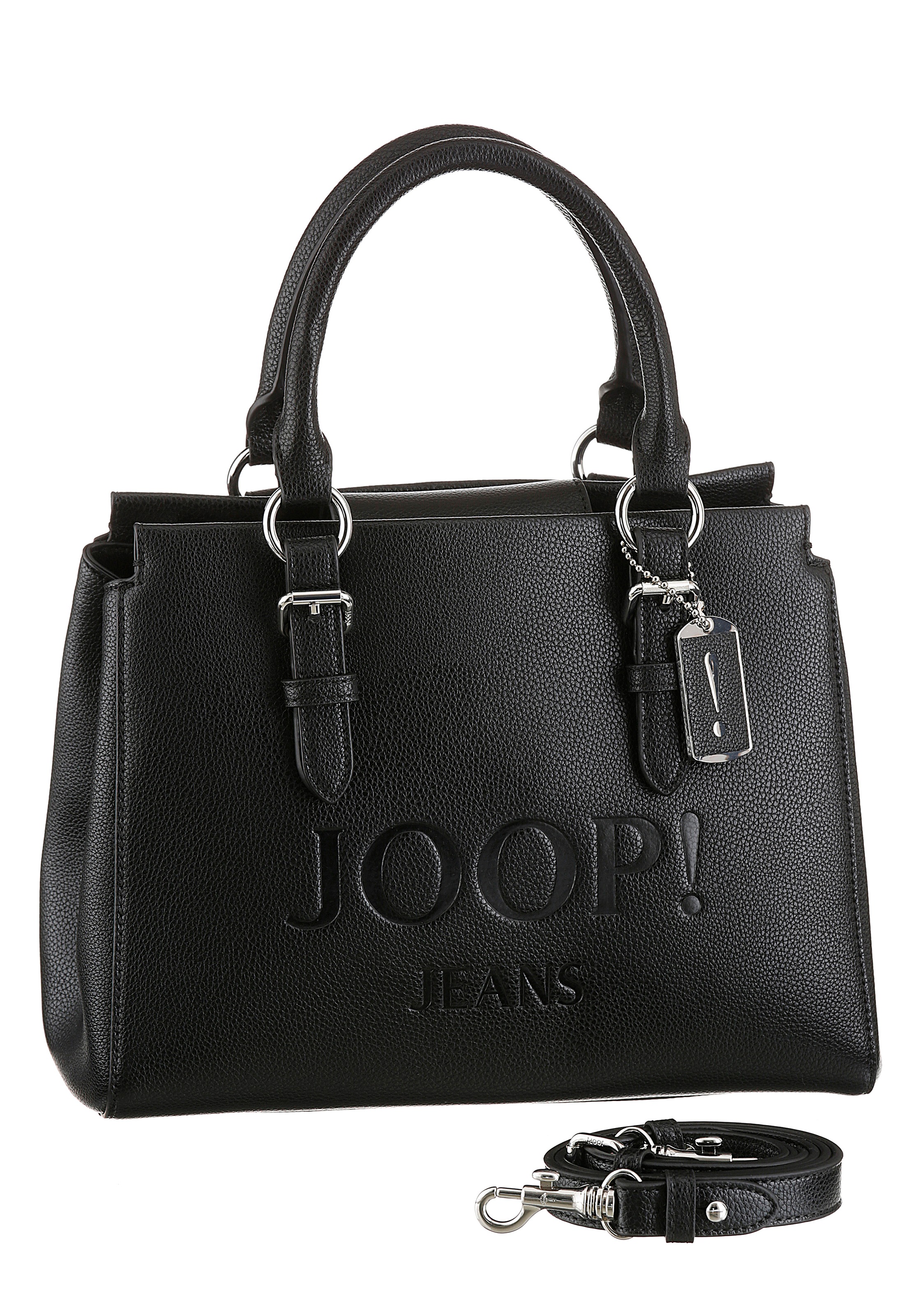 Image of Joop Jeans Henkeltasche »lettera peppina handbag shz«, mit grossem Ton in Ton Logo-Druck bei Ackermann Versand Schweiz