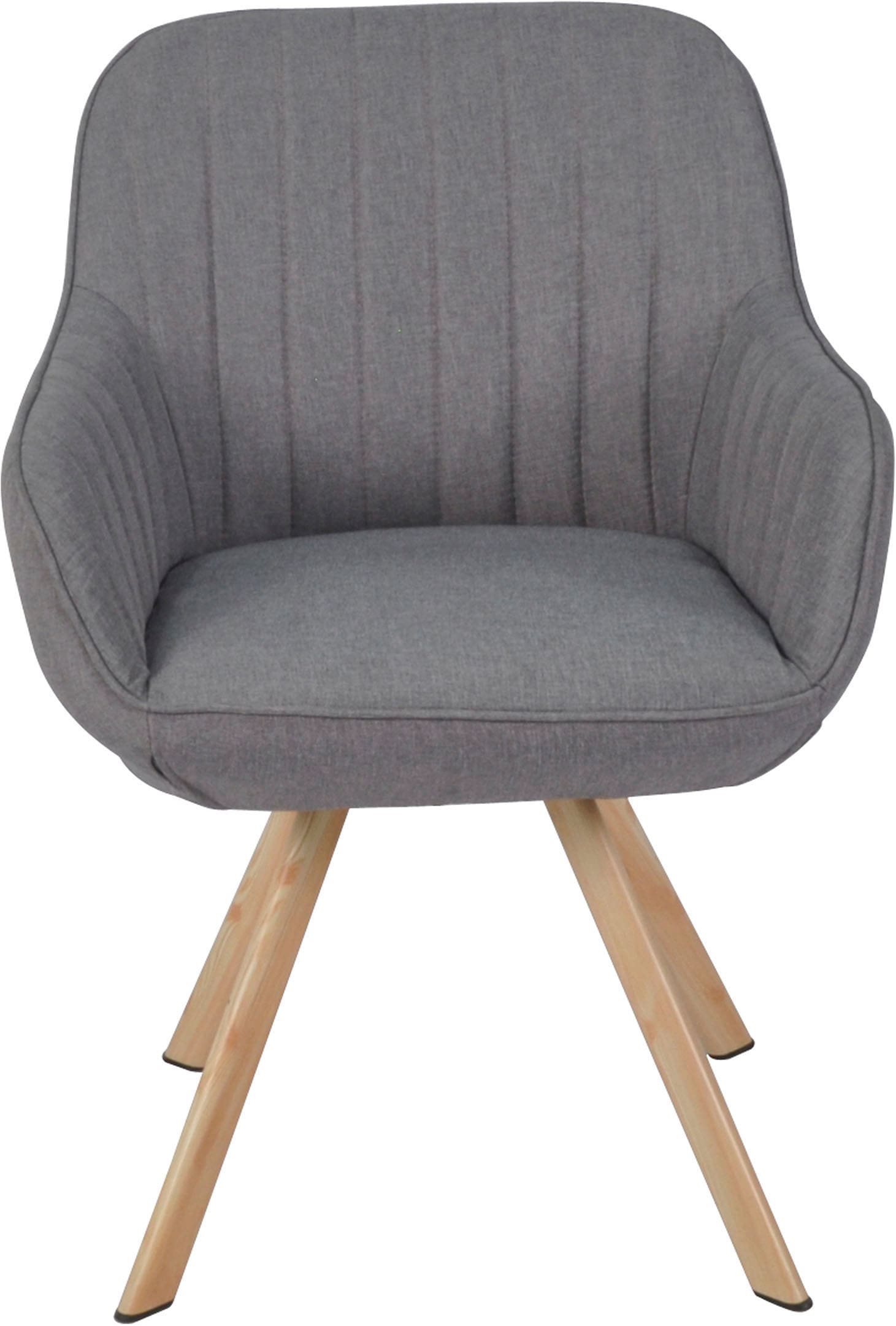 Homexperts Esszimmerstuhl »Carlo«, (Set), 2 St., Webstoff, Drehstuhl, Bezug in Webstoff