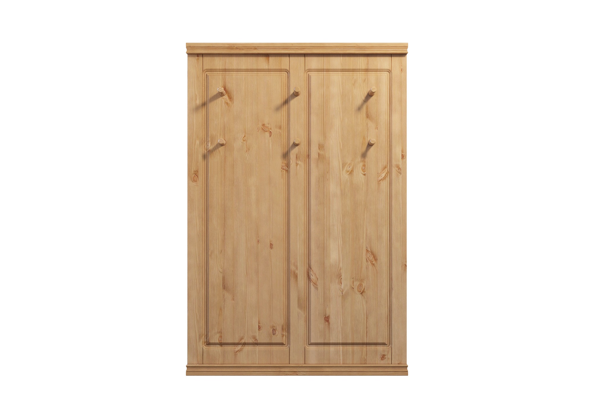 Image of GOODproduct Garderobenpaneel "Gotland" aus massiver Kiefer, FSC-zertifiziert, mit 6 Haken, 85 cm breit