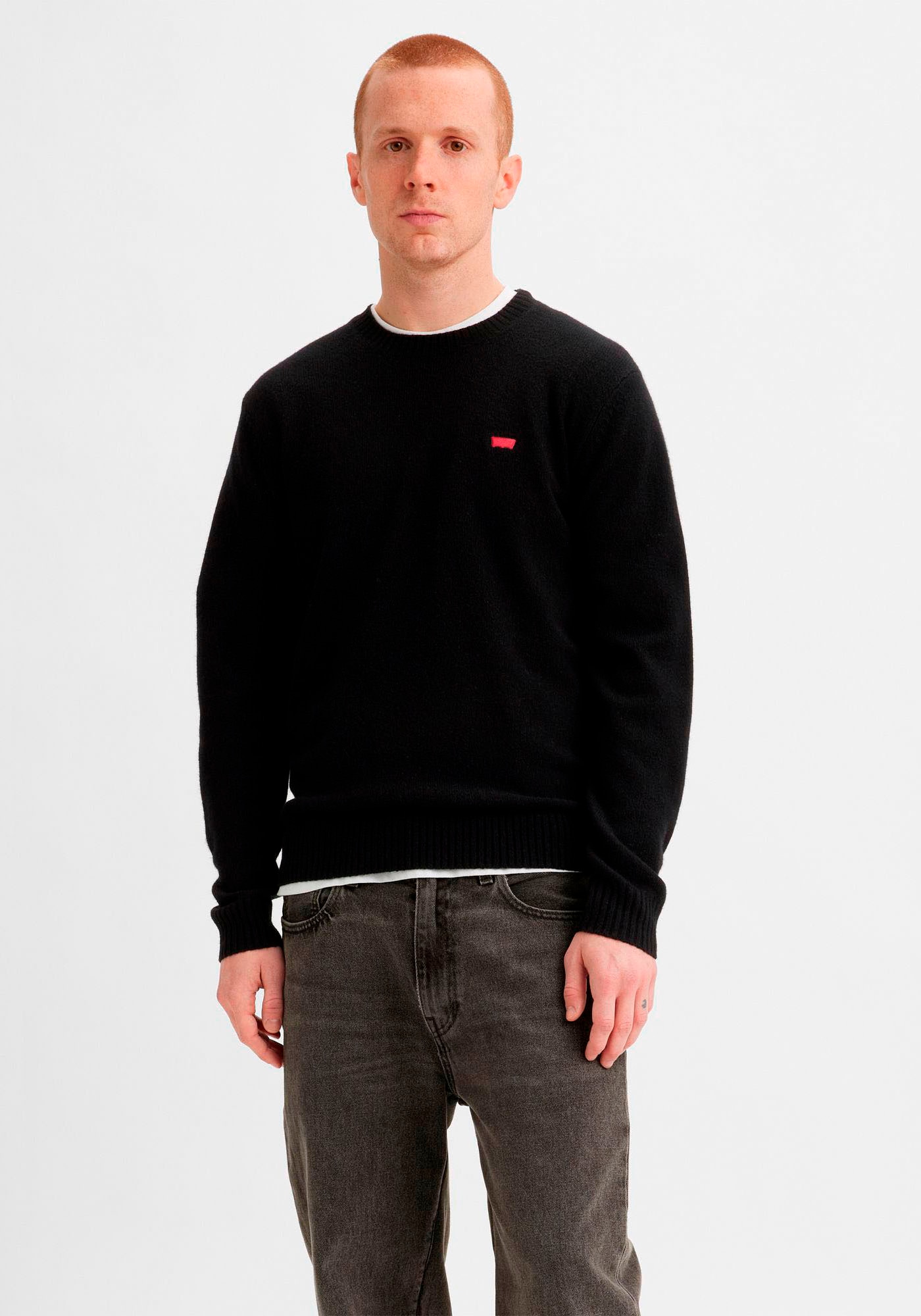 Levi's® Wollpullover »ORIGINAL HM SWEATER«, in klassischer Rundhalsform