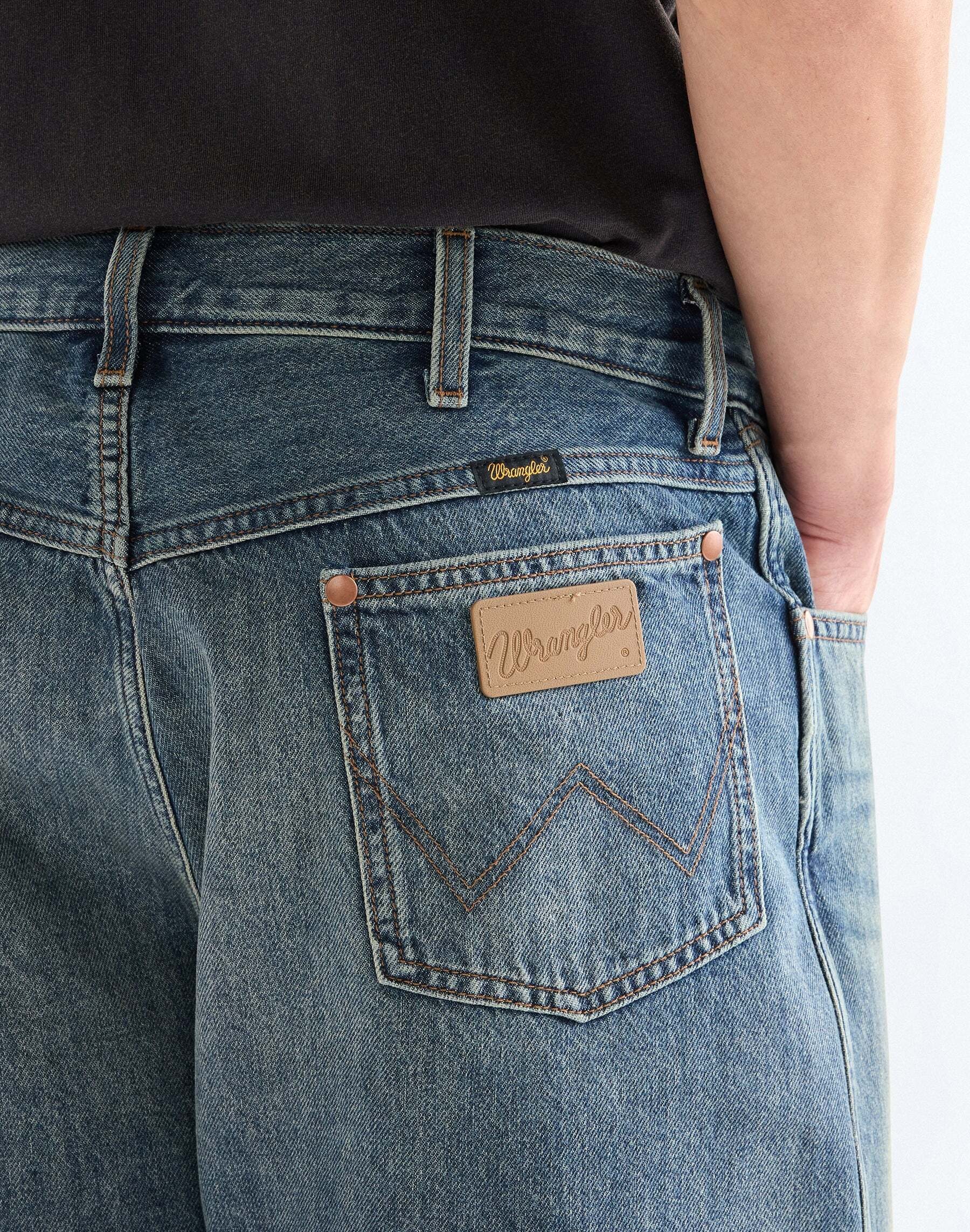 Wrangler Regular-fit-Jeans »WRANGLER Jeansshorts Cowboy«