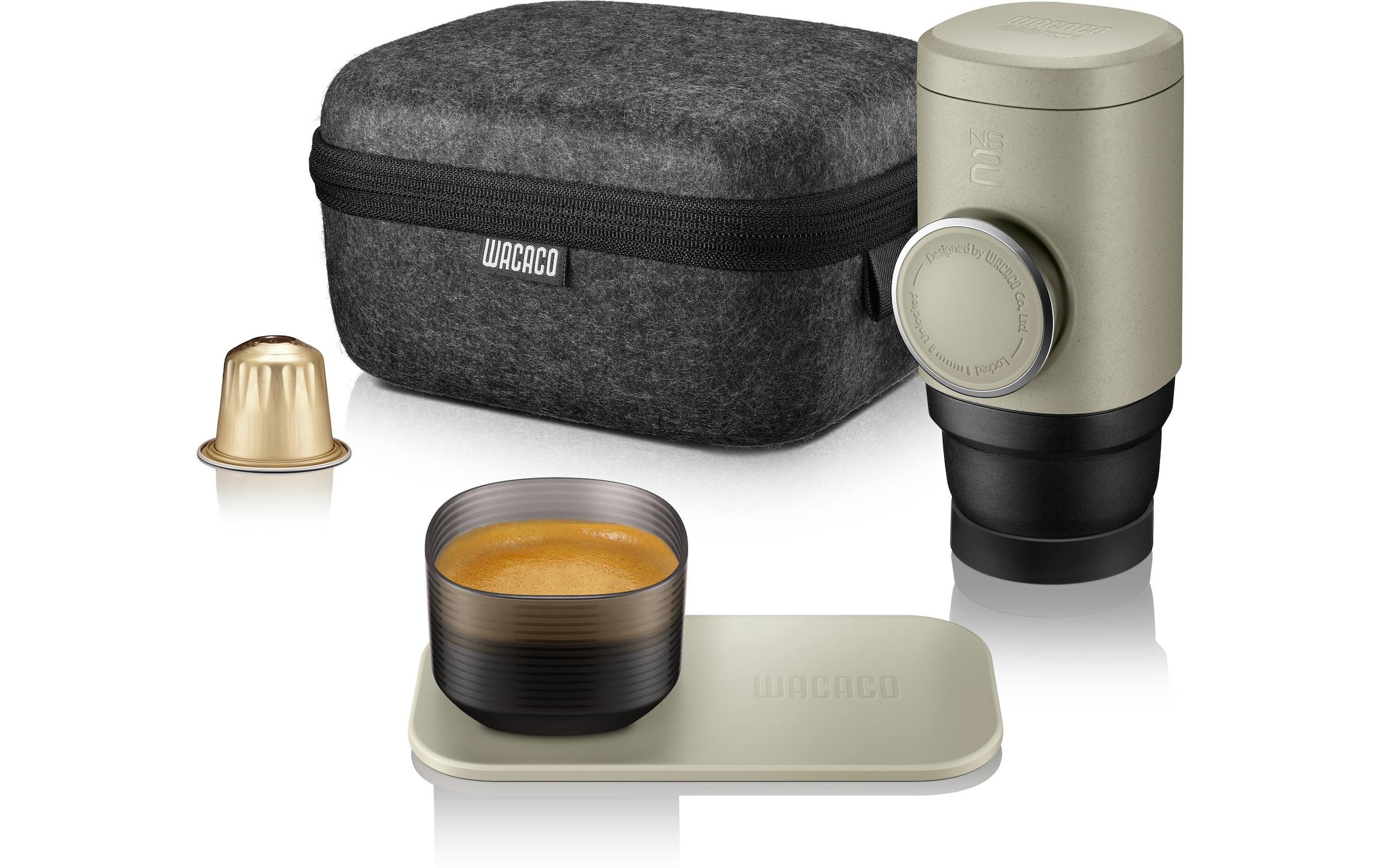 Wacaco Reisekaffeemaschine »Minipresso NS2 Nespresso Kapseln« Material: Edelstahl, Silikon