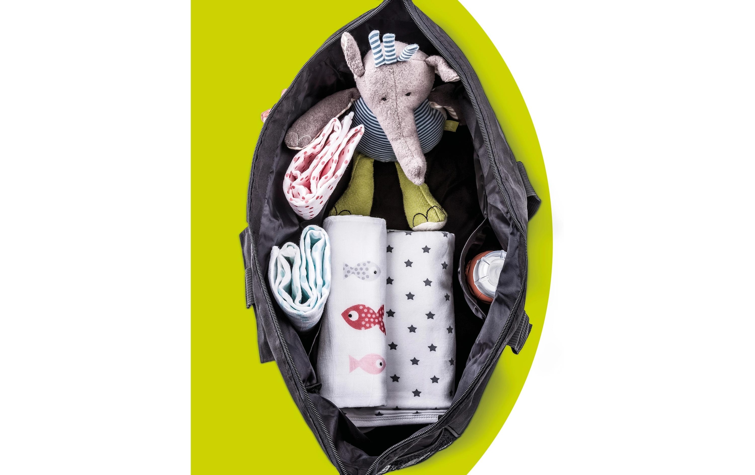 Hauck Wickeltasche »Care Me Charcoal«