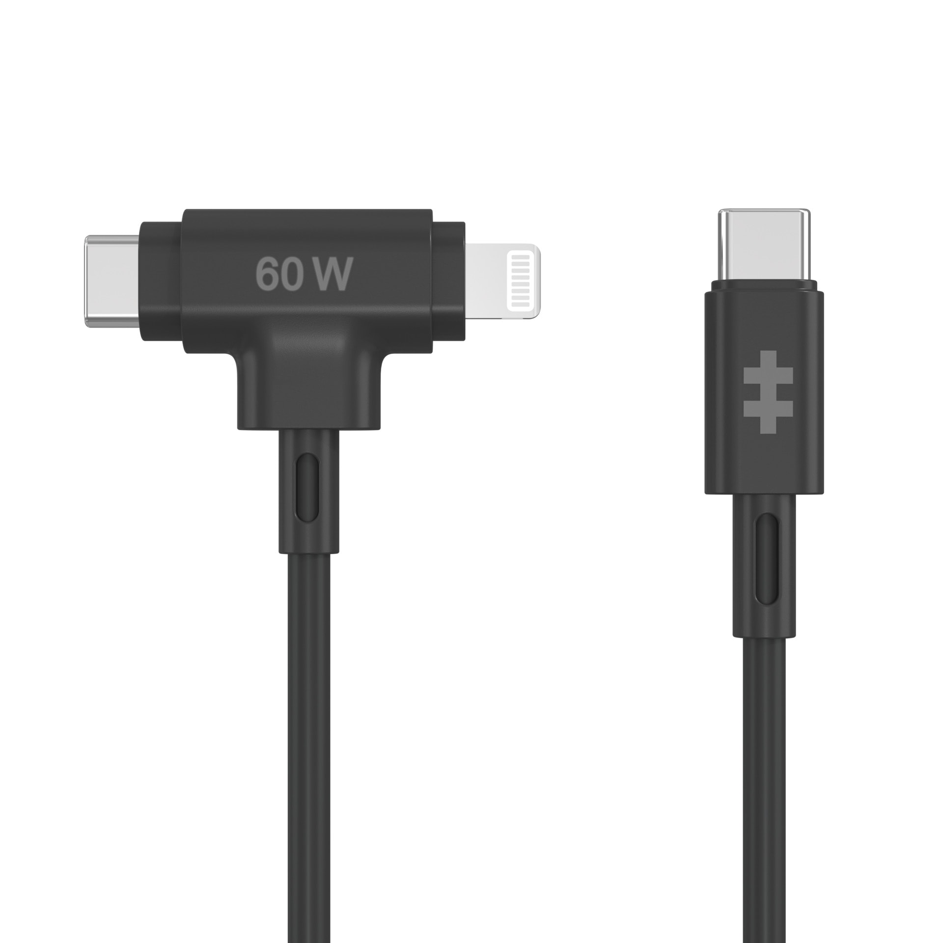 Image of Targus USB-Kabel "HyperJuice Silicone USB-C zu USB-C Lightning Hybrid 60W" Lightning USB-C