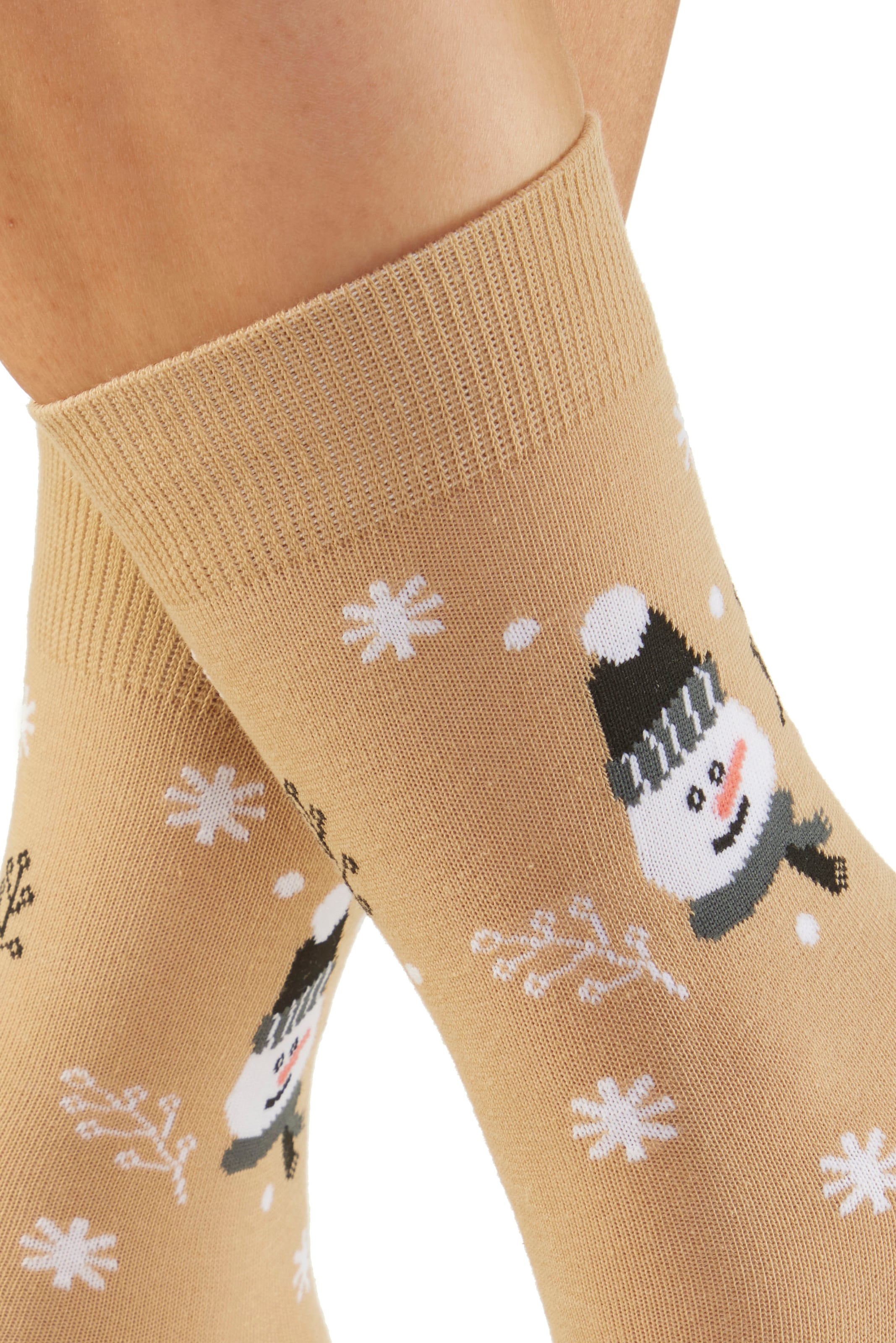 H.I.S Chaussettes basiques Packung, 3 Couple tlg. mit lustigen Weihnachtsmotiven