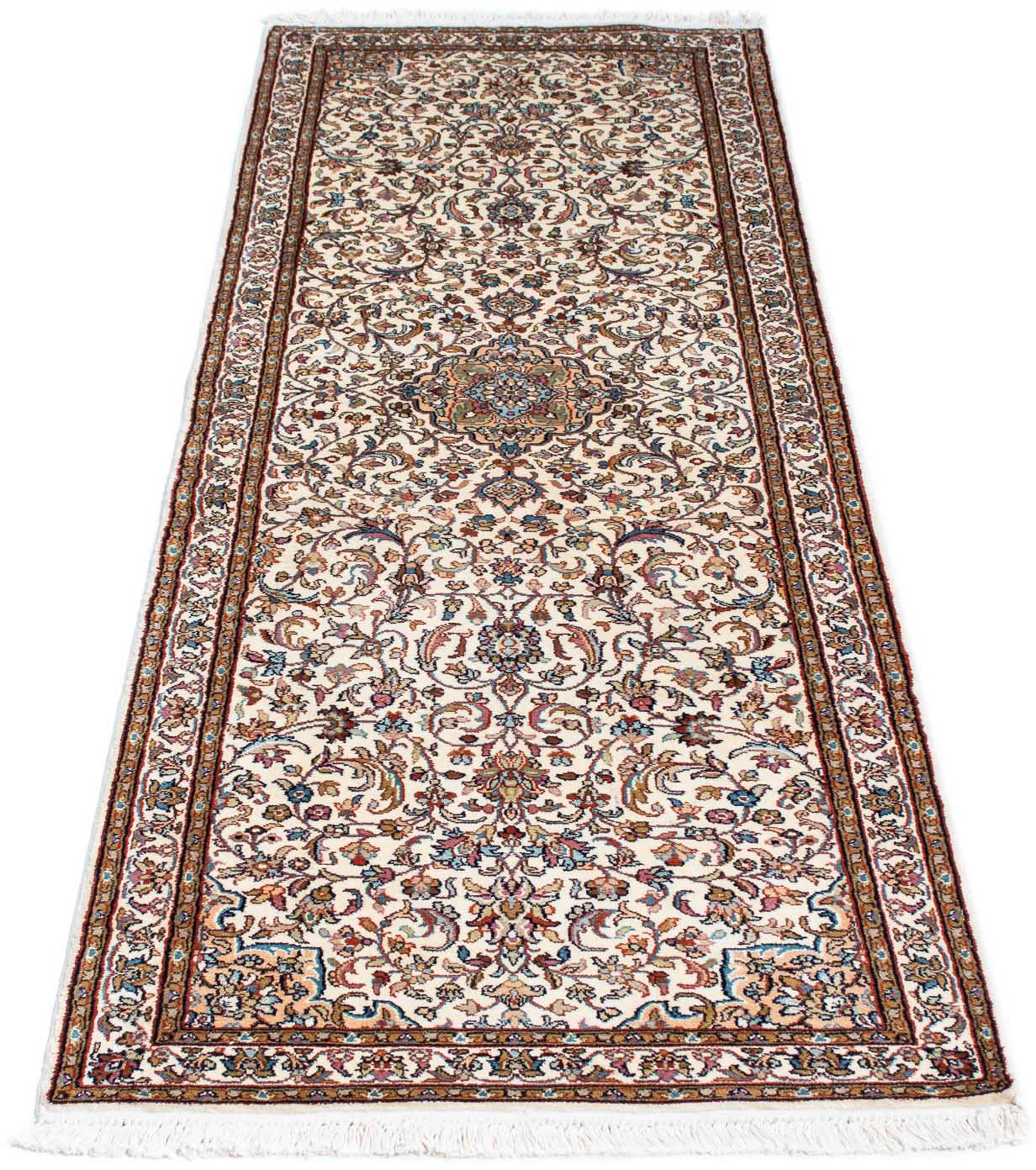 Image of morgenland Orientteppich »Perser - Classic - 189 x 62 cm - beige«, rechteckig, 10 mm Höhe, Wohnzimmer, Handgeknüpft, Einzelstück mit Zertifikat bei Ackermann Versand Schweiz