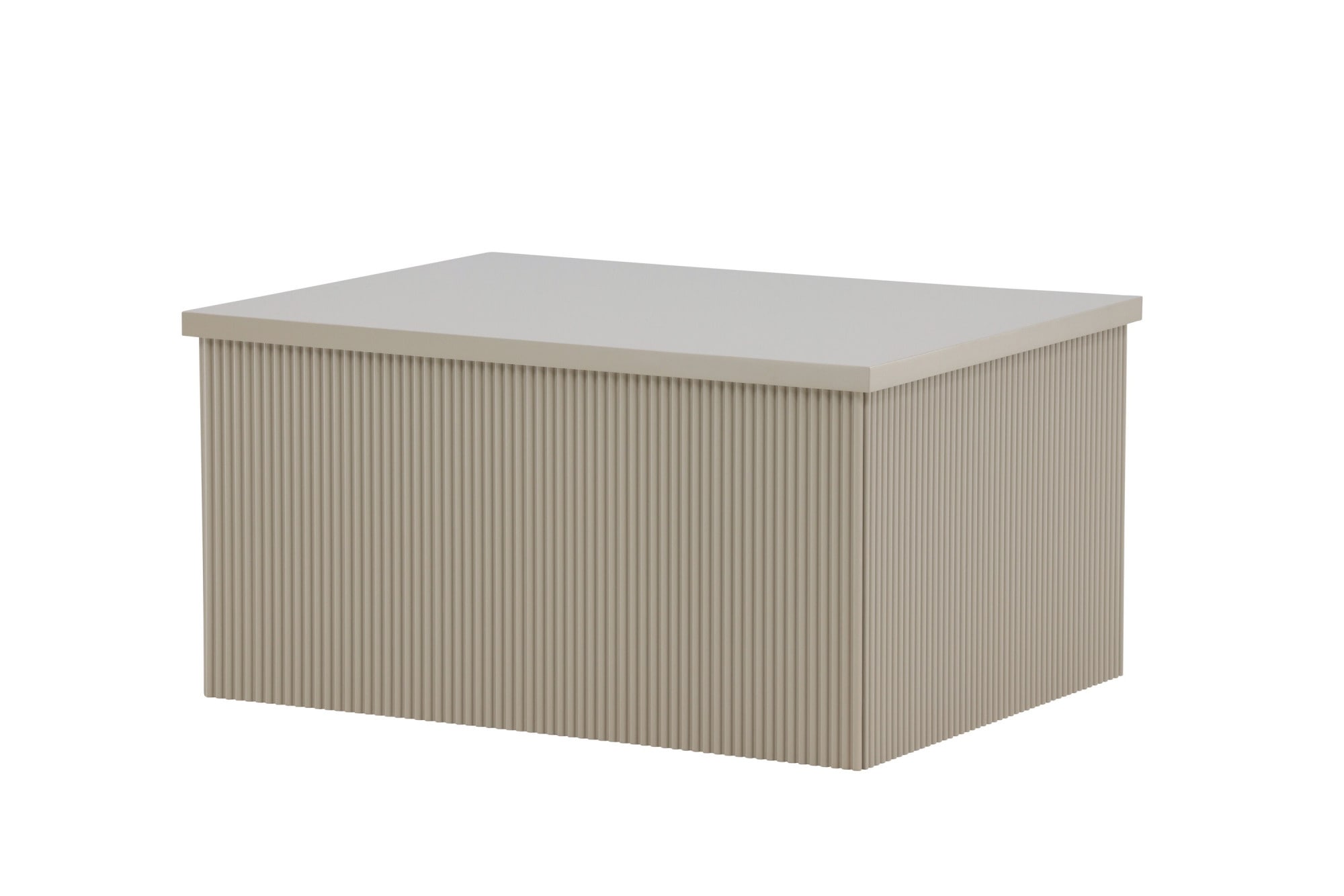 Venture Home Beistelltisch »Lenox, rechteckiger Beistelltisch in einladendem Beige, 80 × 60 cm« Ablagetisch, MDF, rechteckig, geräumig, schlicht, dezent
