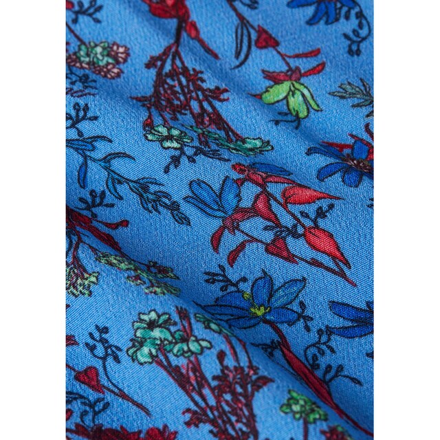 ♕ Tommy Hilfiger Shirtkleid »VIS FLORAL SHORT DRESS LS«, in farbenfrohem  Floral-Print versandkostenfrei bestellen