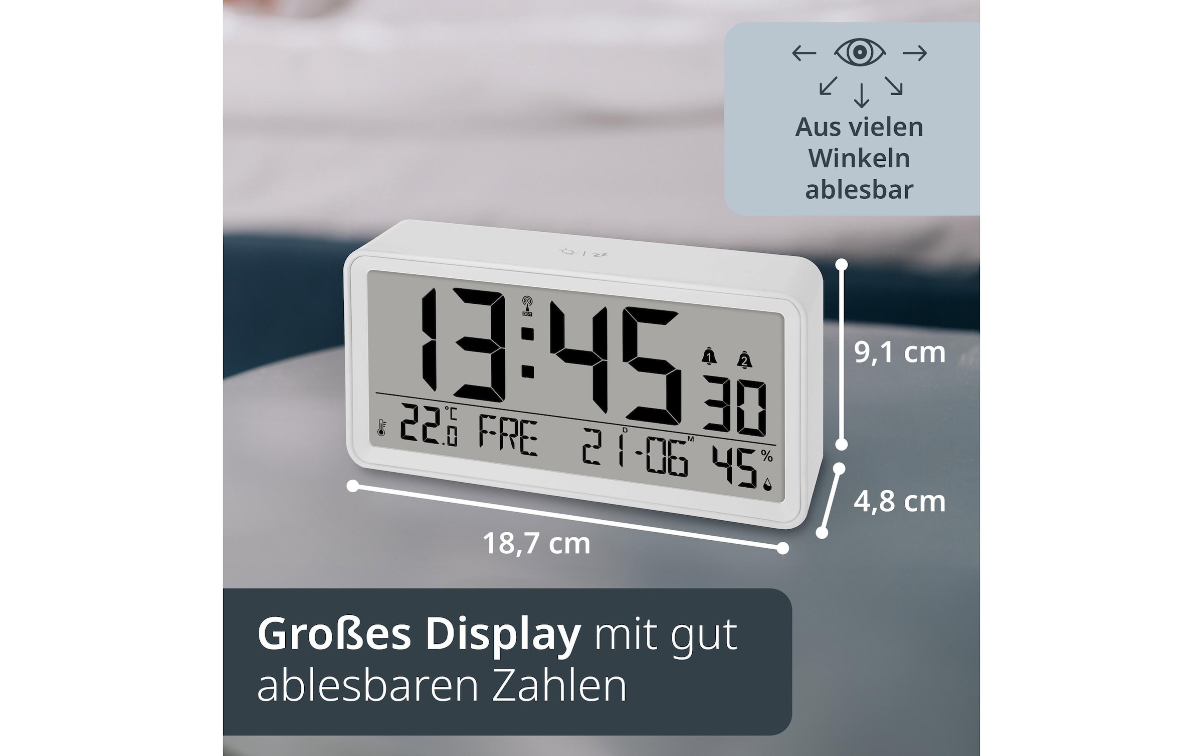 ADE Tischuhr »digital«