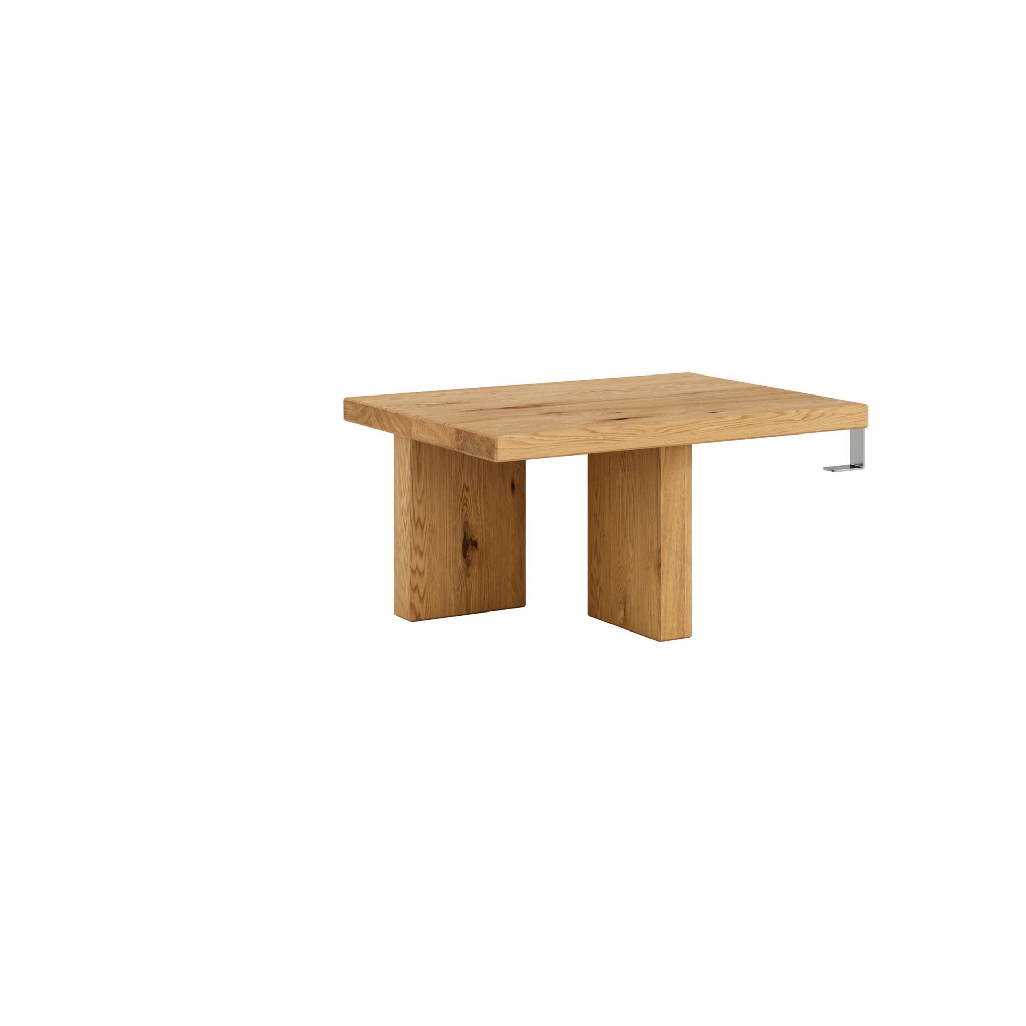 Image of Karup Design Nachttisch "Japan Bed side table, FSC-zertifiziertes Massivholz, made in Europe" B 45 cm, T 34 cm, H 23 cm. Beidseitig ansetzbar, Eiche, speziell für Japan Bed entworfen ? perfekt integriert & passend