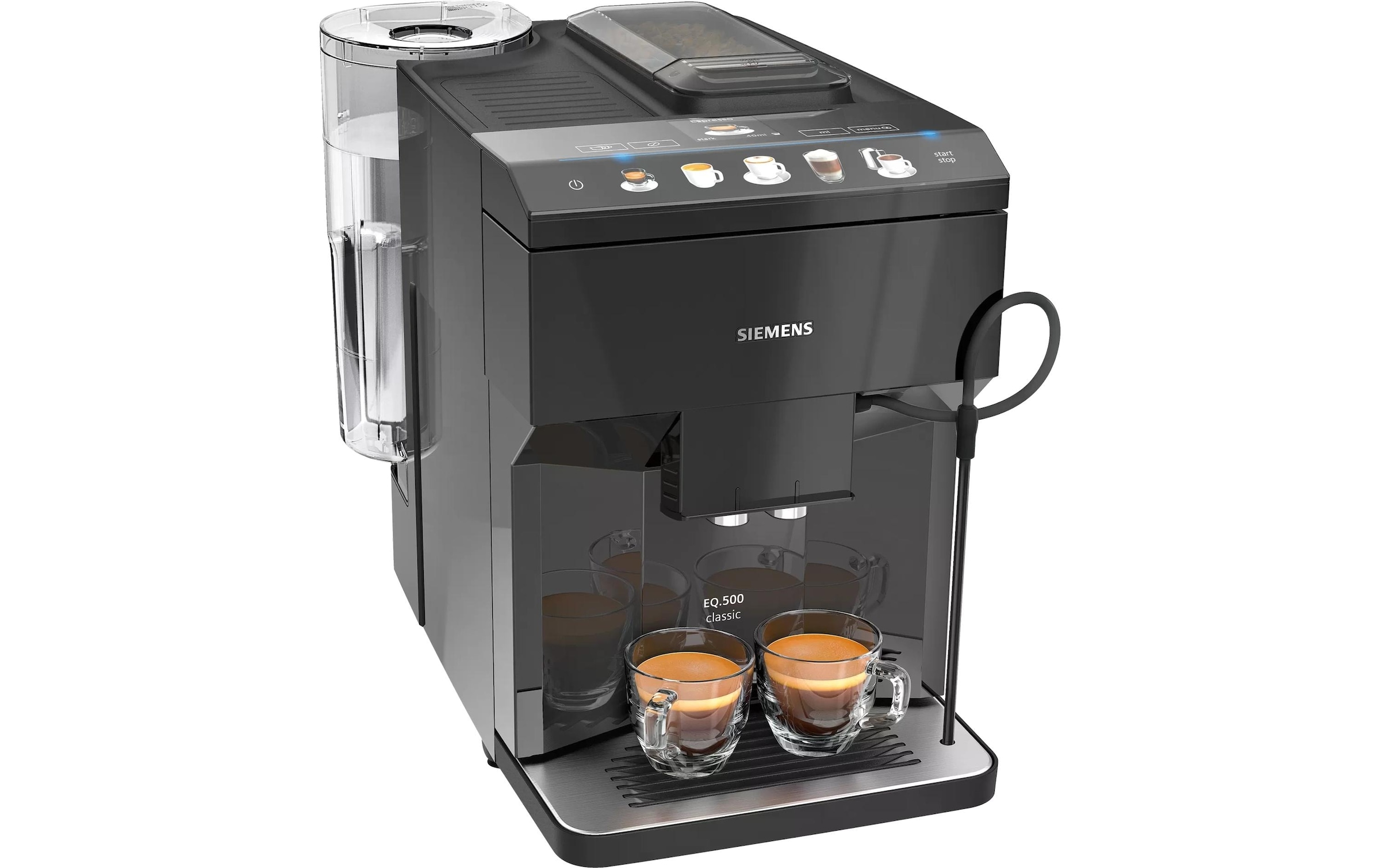 Kaffeevollautomat »Siemens EQ500 TP501D09 classic Klavierlack Schwarz«