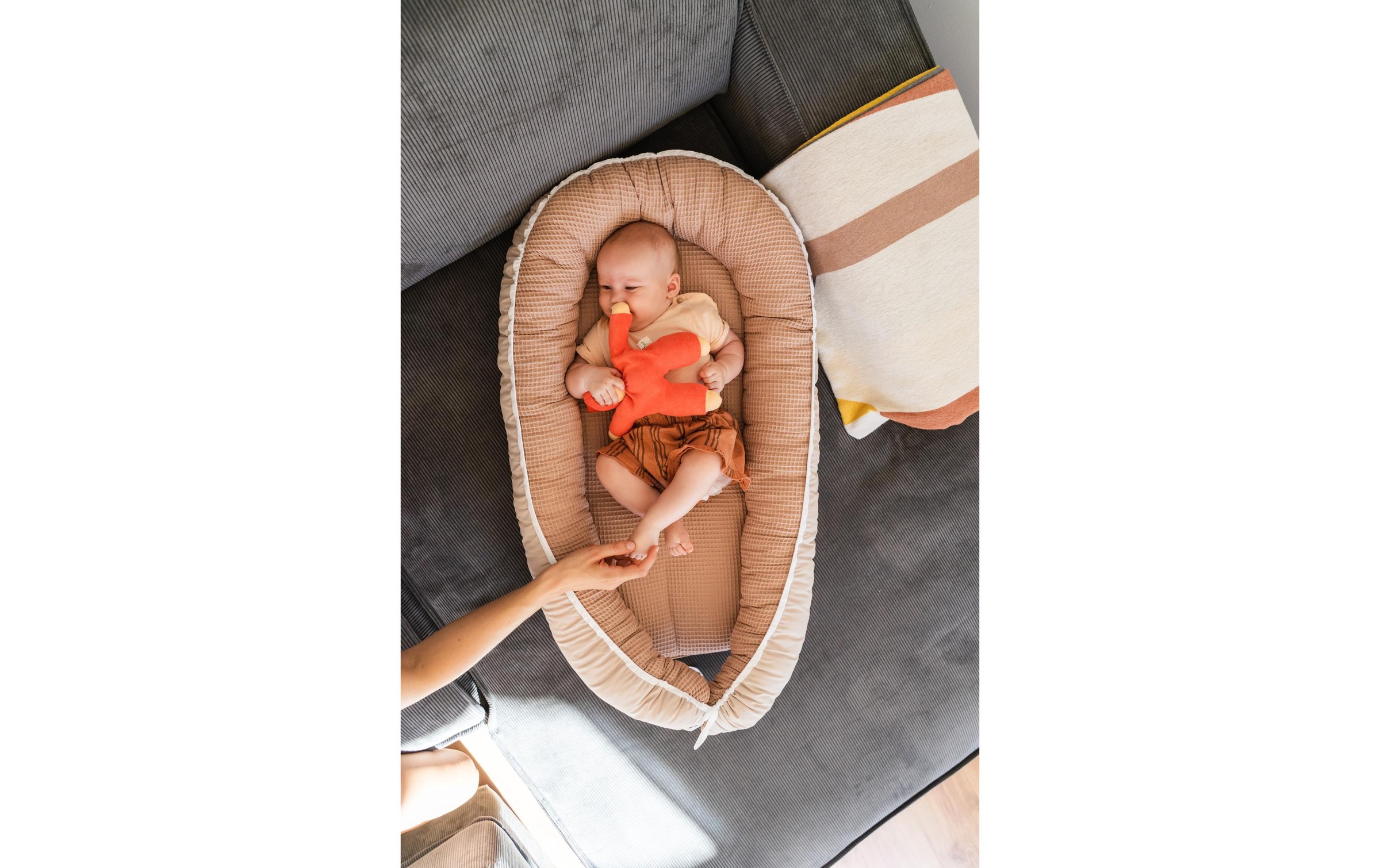 Bettnestchen »Ullenboom Babynest Waffel Uni«