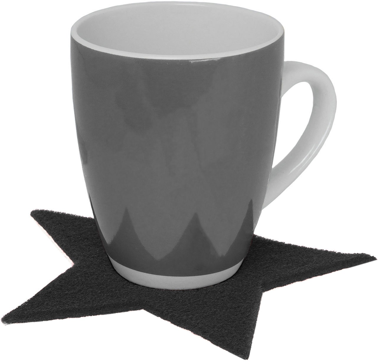 Primaflor-Ideen in Textil Platzset »Stern, Weihnachtsdeko«, (Set, 6 St.), ideal als Untersetzer oder Tischdeko, Grösse 16,5 cm