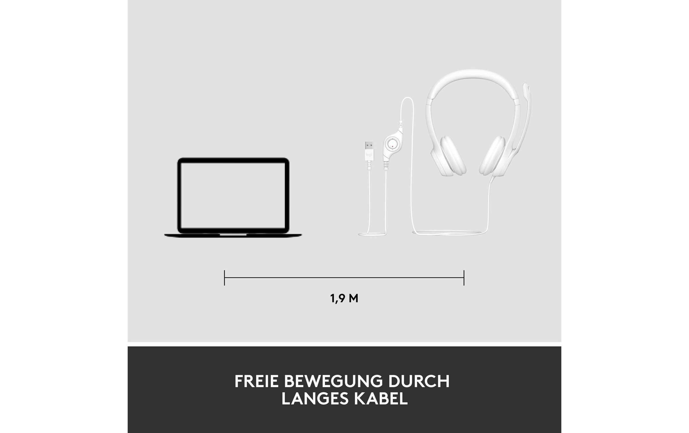Logitech Headset »H390 USB Stereo«