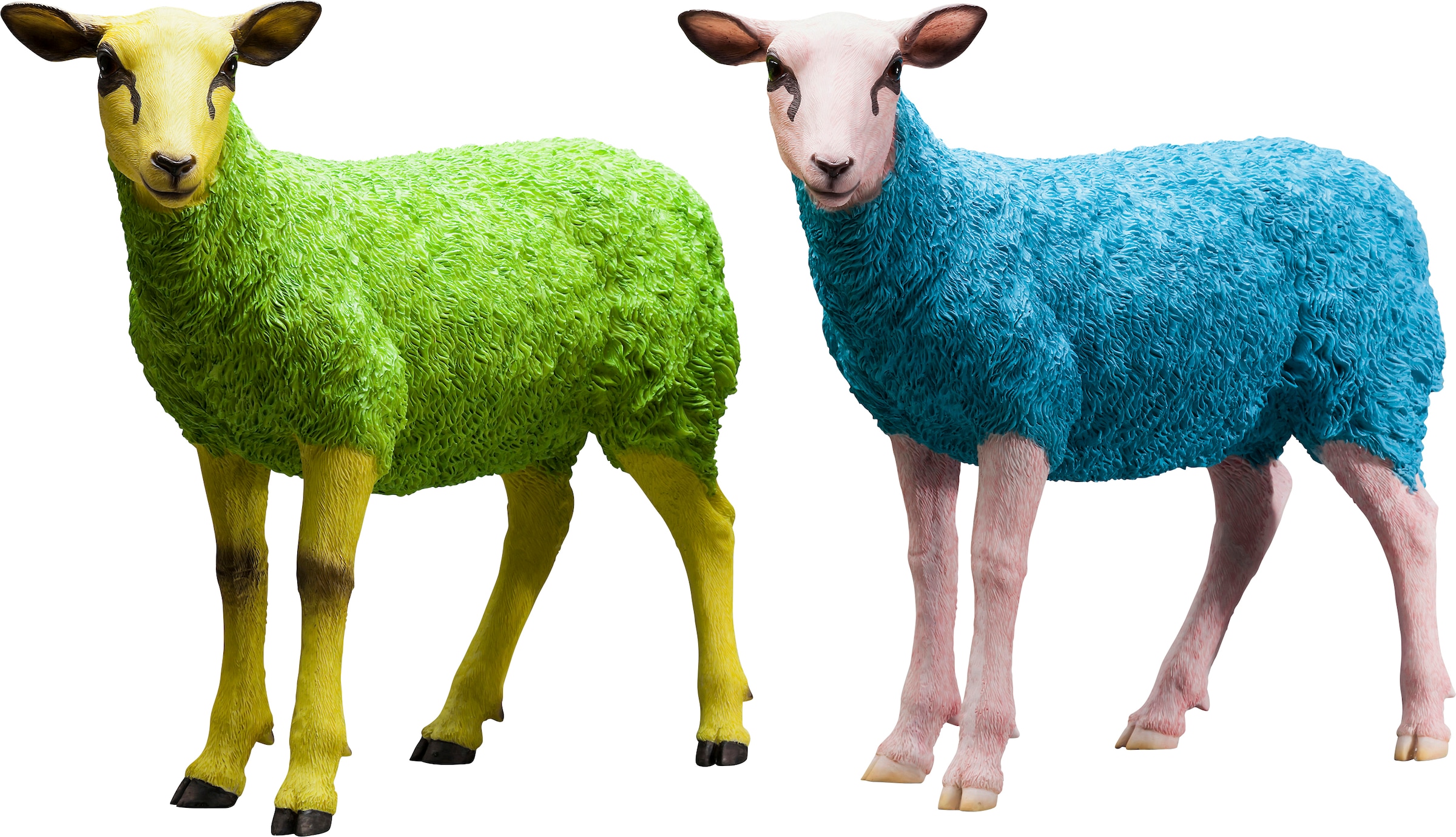 Kare Design Figurine de décoration »Sheep Colore Green«