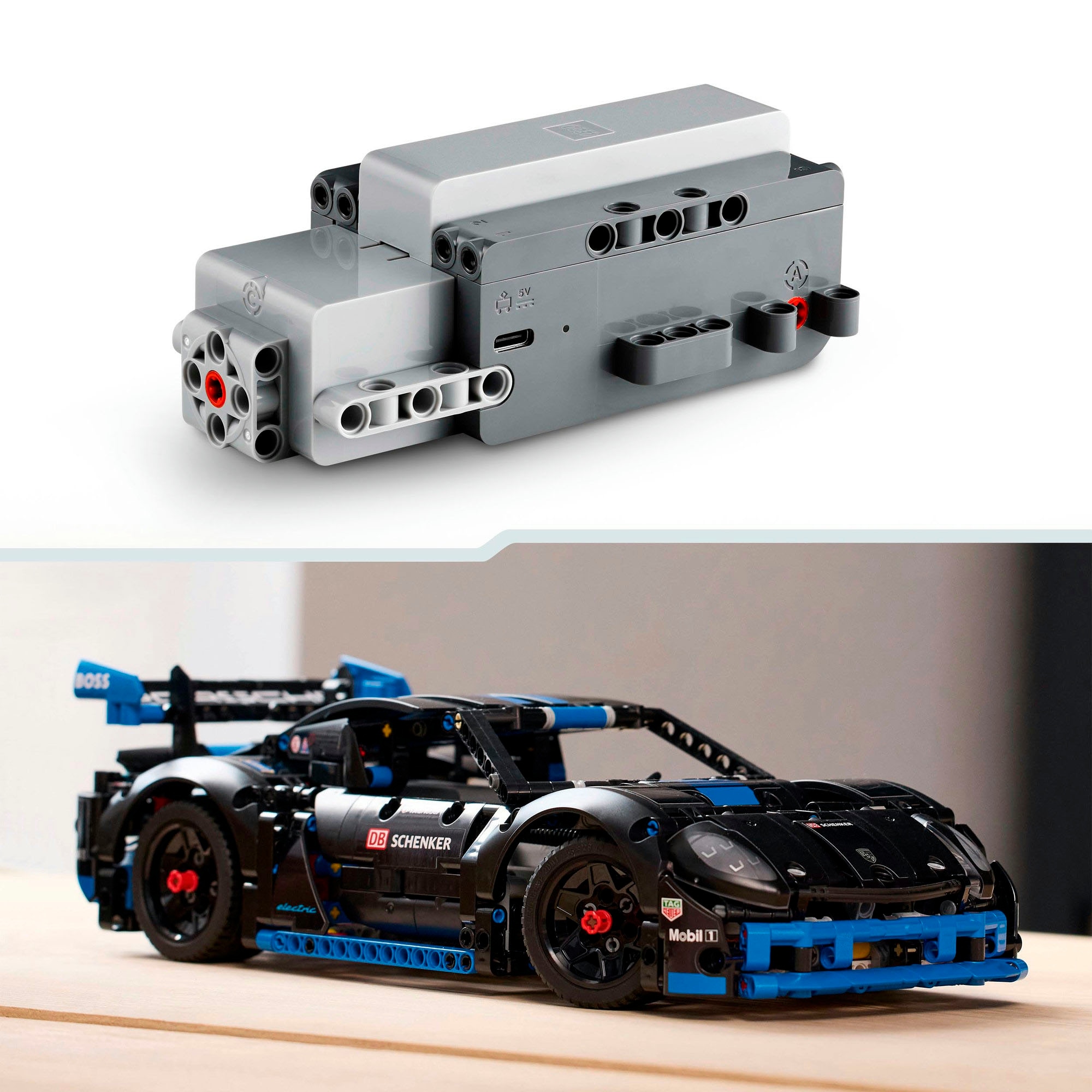 LEGO® Pions de construction »Porsche GT4 e-Performance Rennwagen (42176), LEGO Technic« Made in Europe