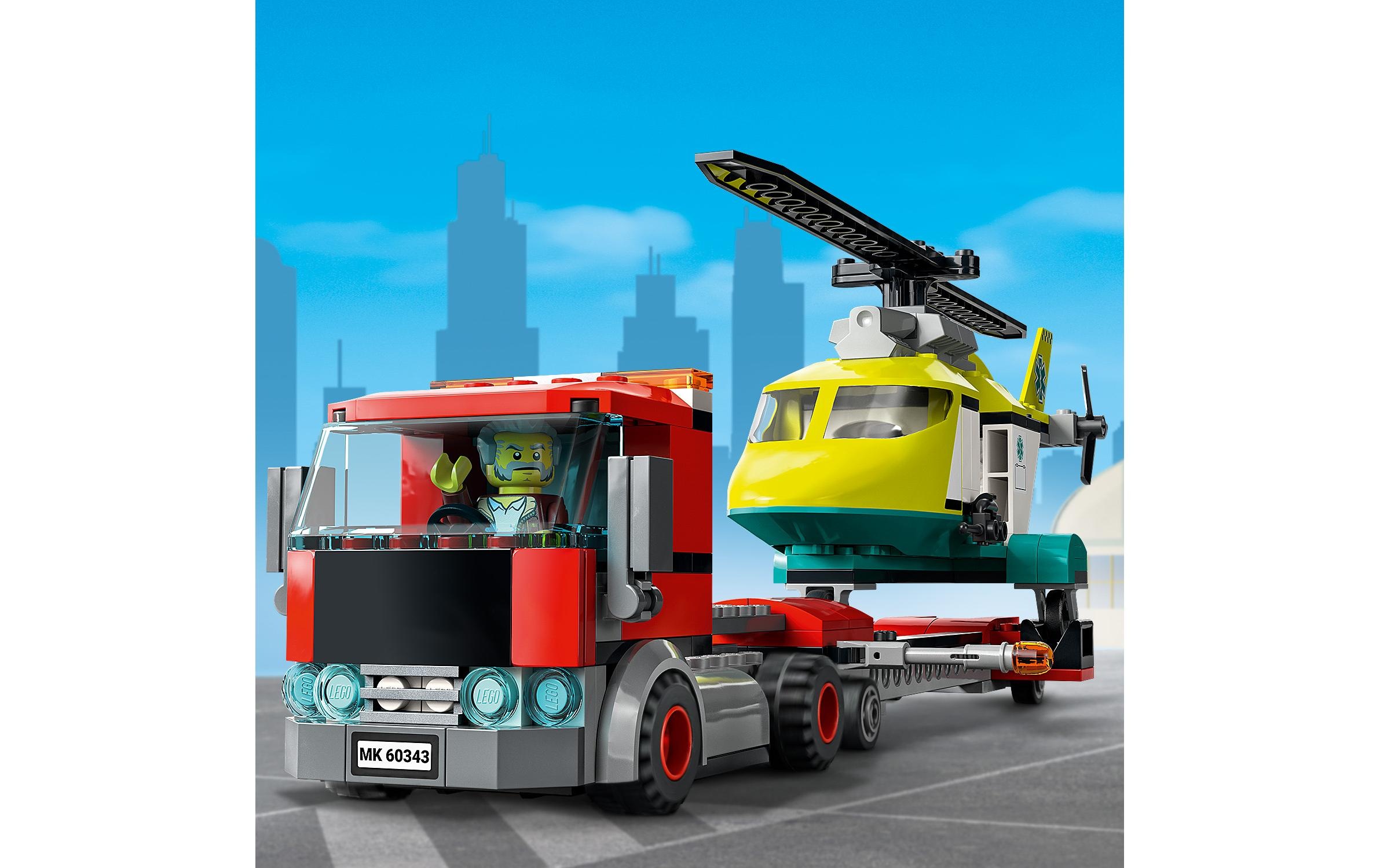 LEGO® Spielbausteine »Hubschrauber Transporter«, (215 St.)