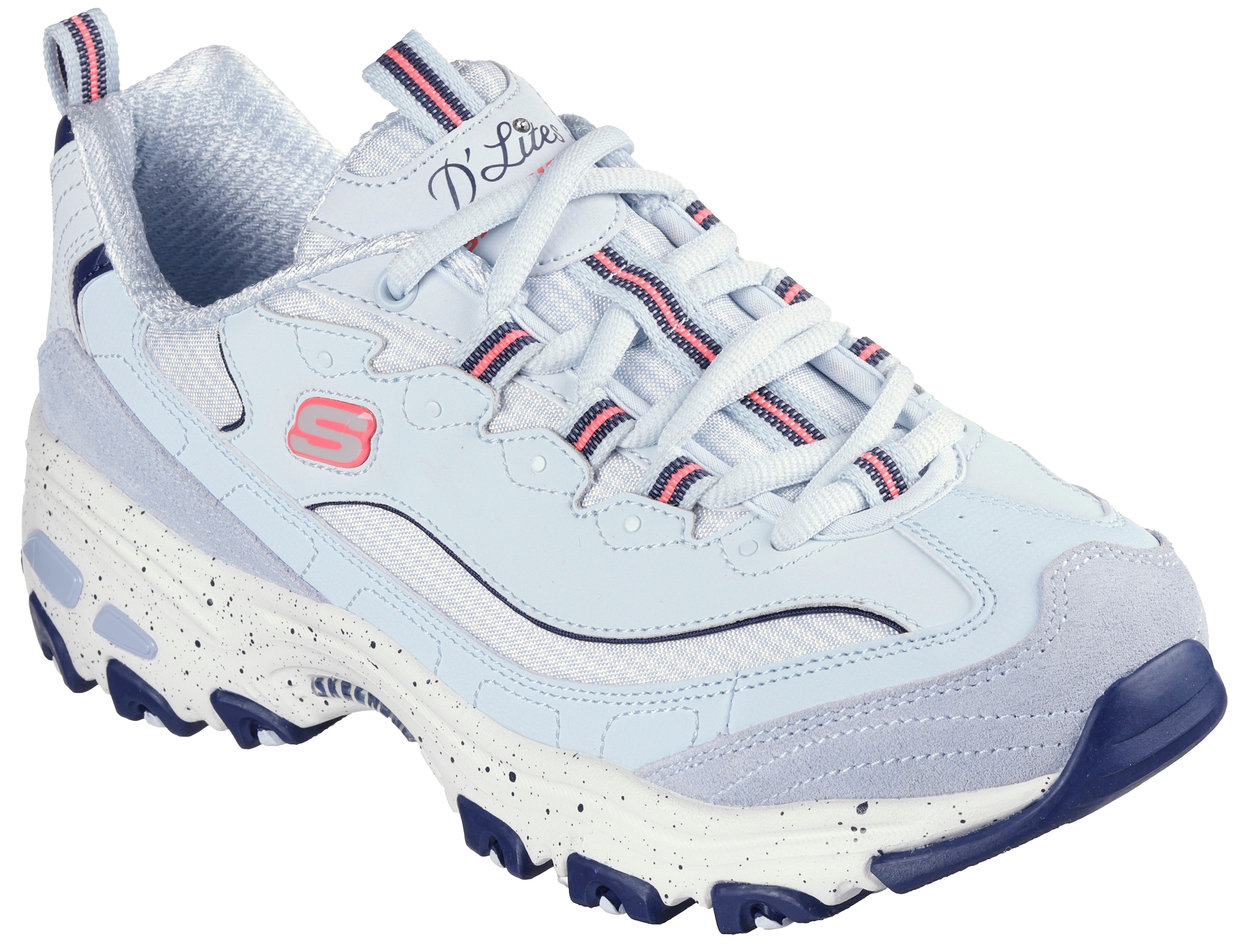 Skechers Sneaker »D'LITES-BOLD VIEWS«, mit Air-Cooled Memory Foam, Freizeitschuh, Halbschuh, Schnürschuh