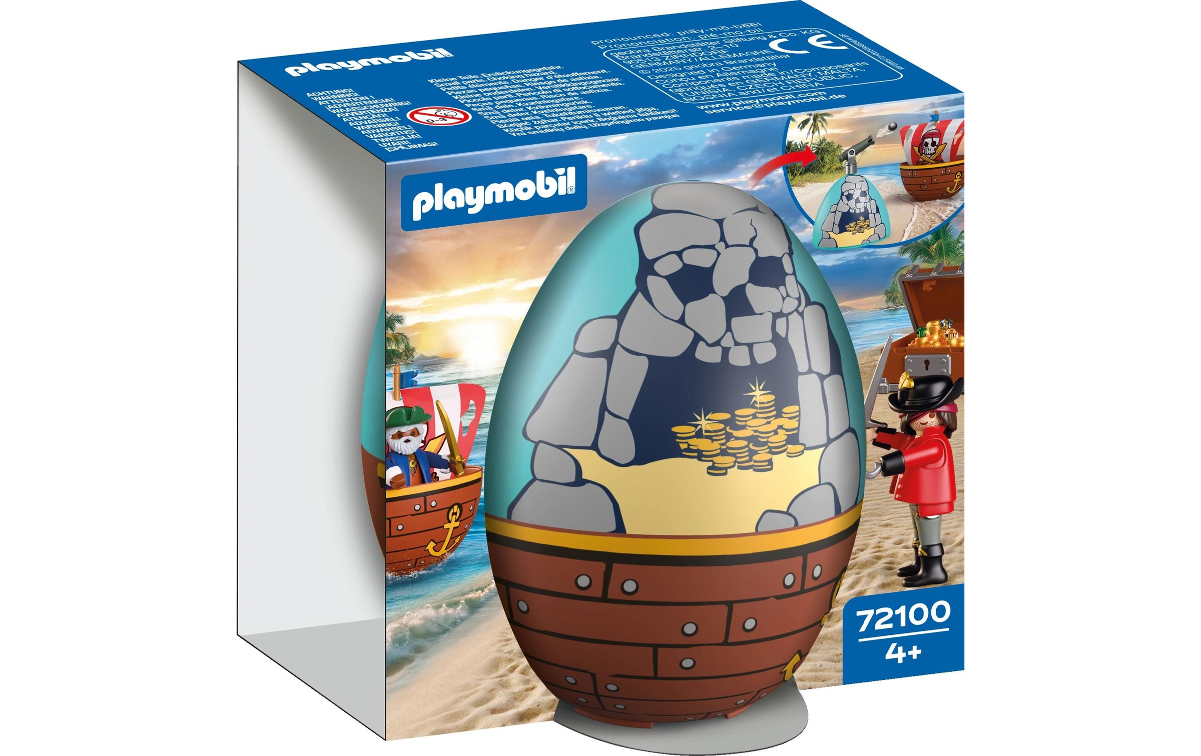 Playmobil® Jeu de construction »Spiel-Ei: Piraten (72100), Pirates«