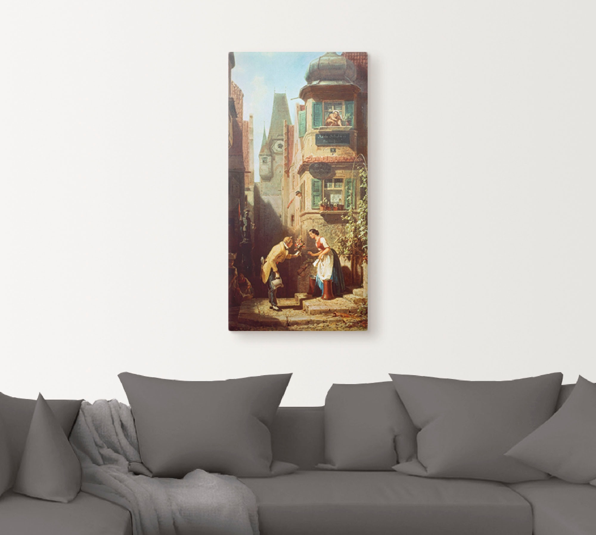 Artland Wandbild »Der ewige Hochzeiter. Um 1855/58«, Paar, (1 St.), als Leinwandbild, Poster, Wandaufkleber in verschied. Grössen