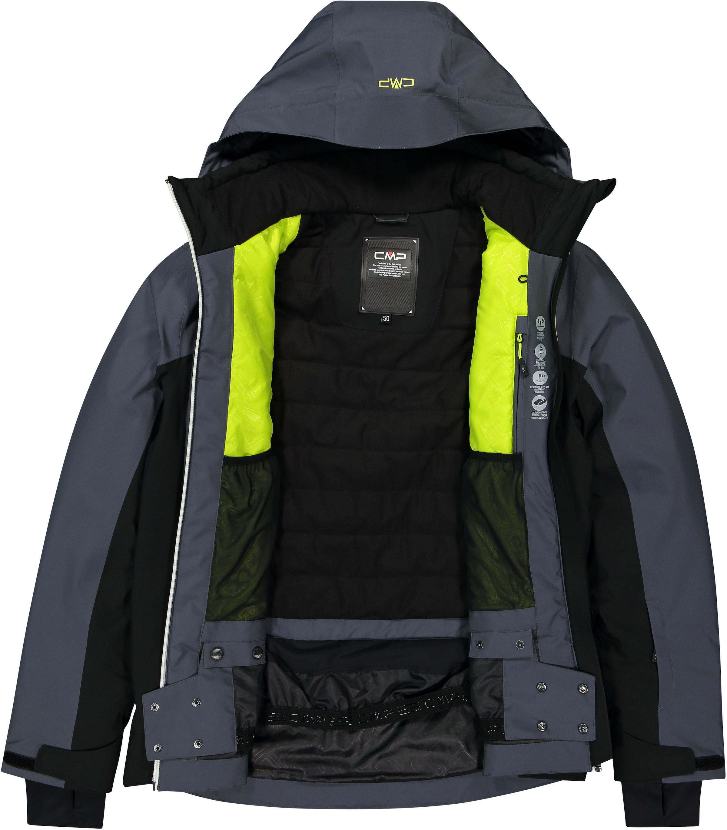 CMP Funktionsjacke, mit Kapuze