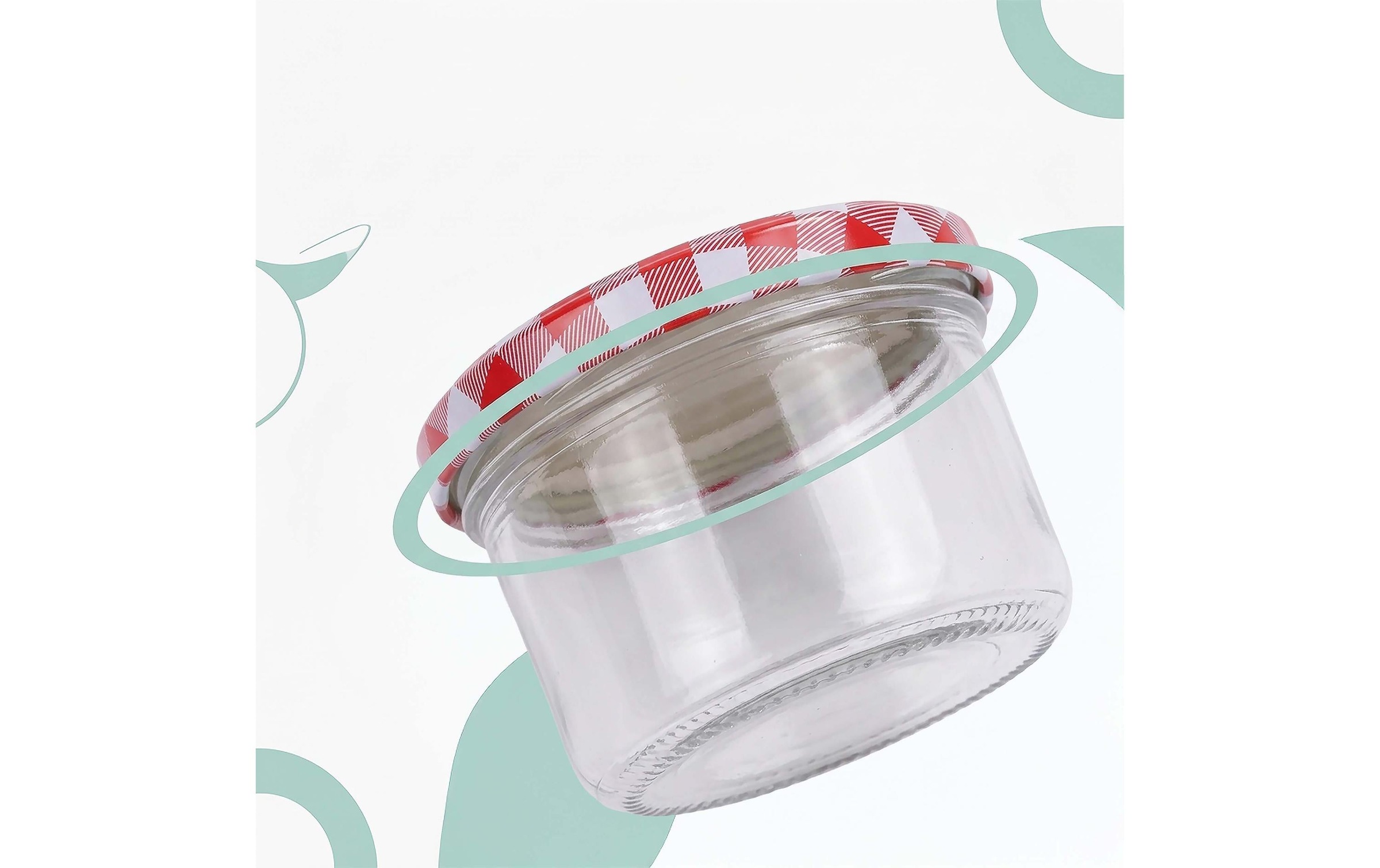 relaxdays Einmachglas »mit Deckel 220 ml, 100 Stück«
