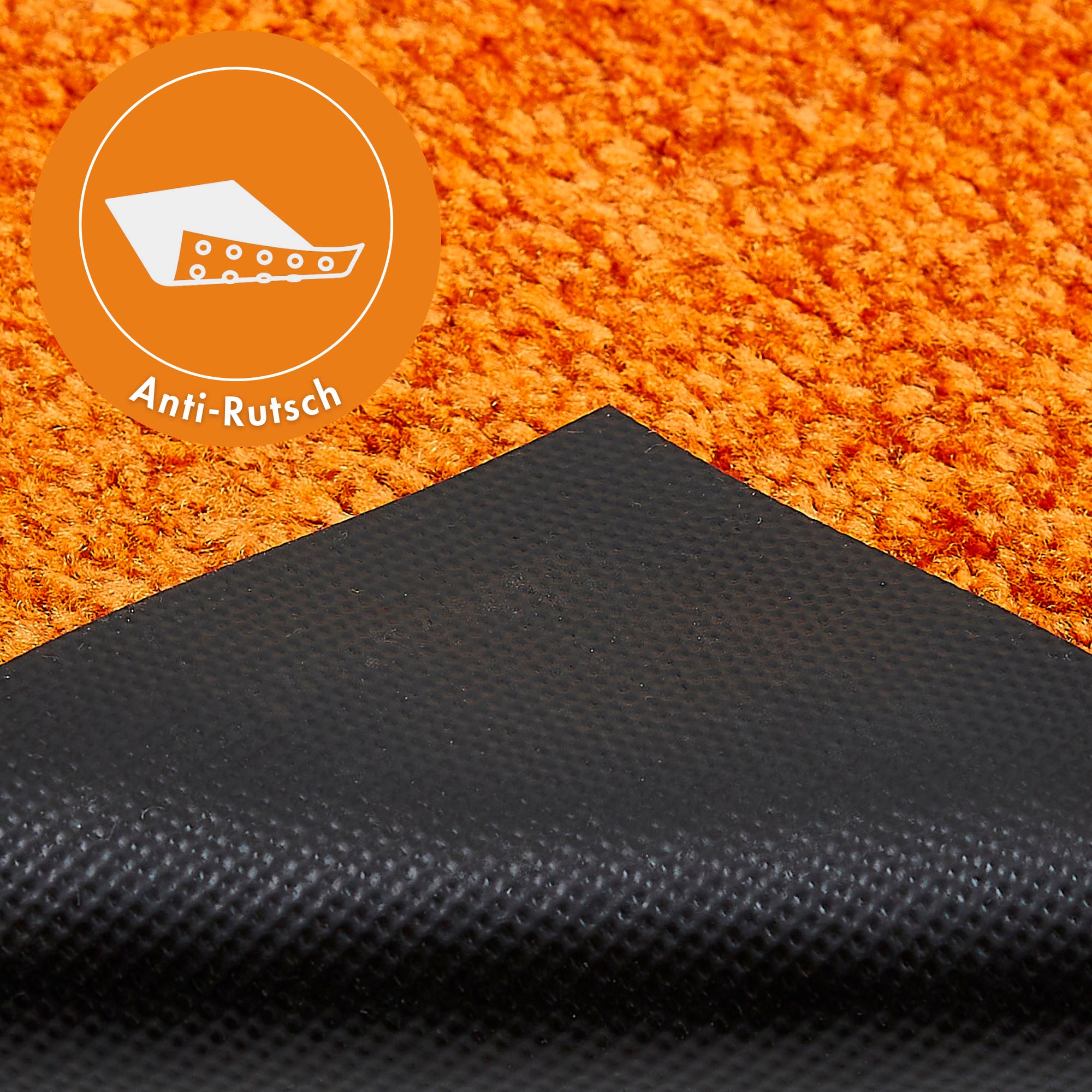my home Fussmatte »Fresh Step, Made in Belgium«, rechteckig, 7 mm Höhe, für den Eingangsbereich, Uni-Farben, rutschhemmend, robust, waschbar