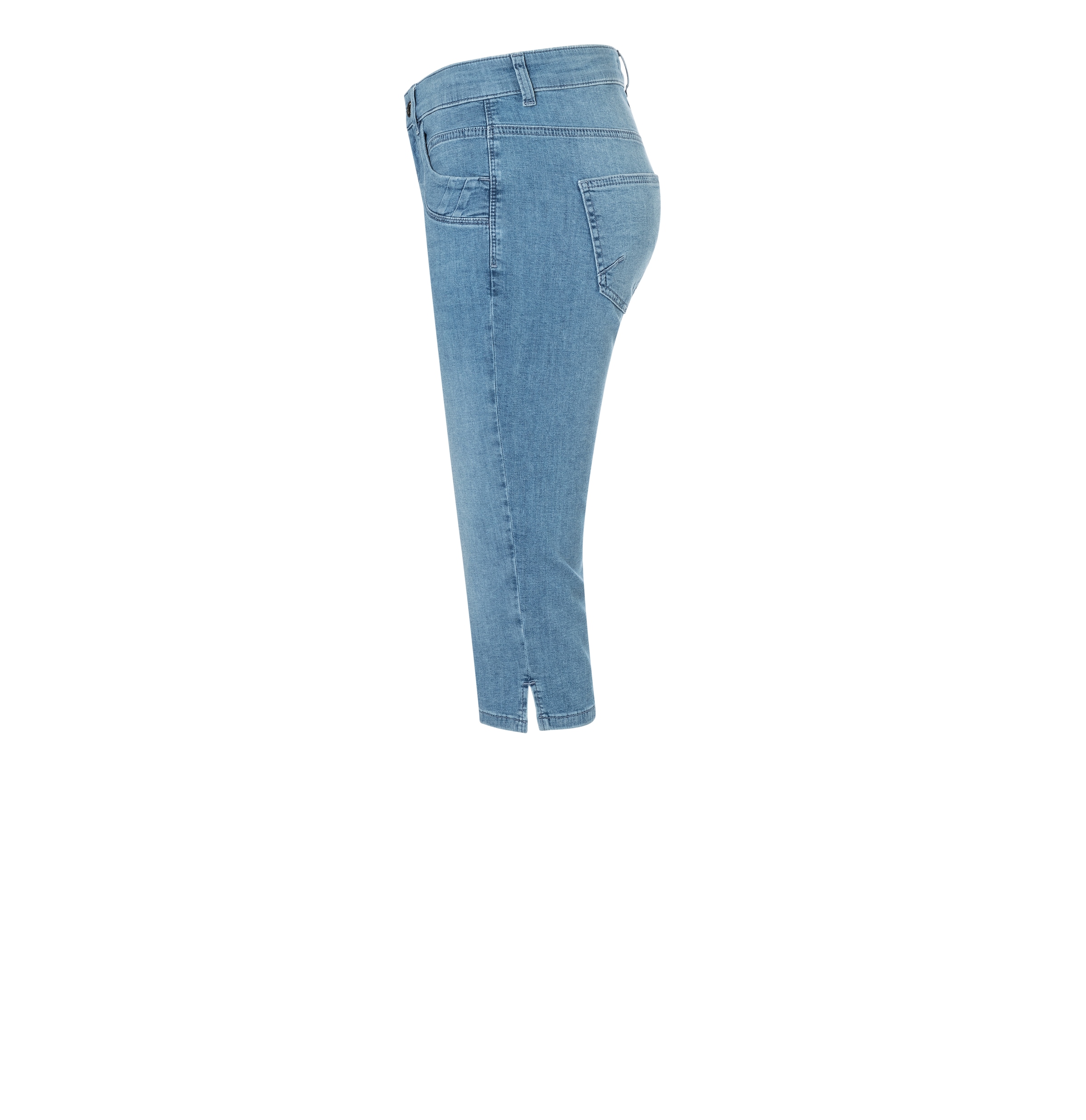 MAC Jeans capri »CAPRI« Eingelegte Zierfalten am Saum