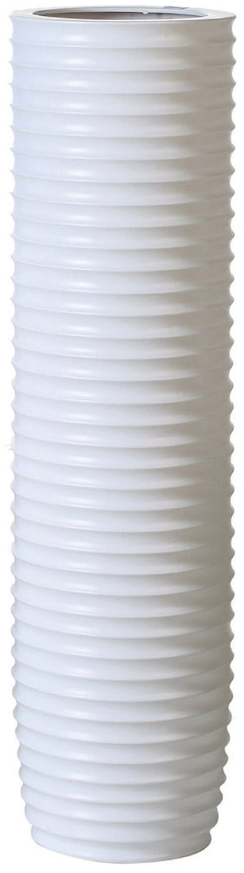 Image of GILDE Bodenvase "Gentle" Keramik, matt, mit Rillenstruktur, 58 cm hoch