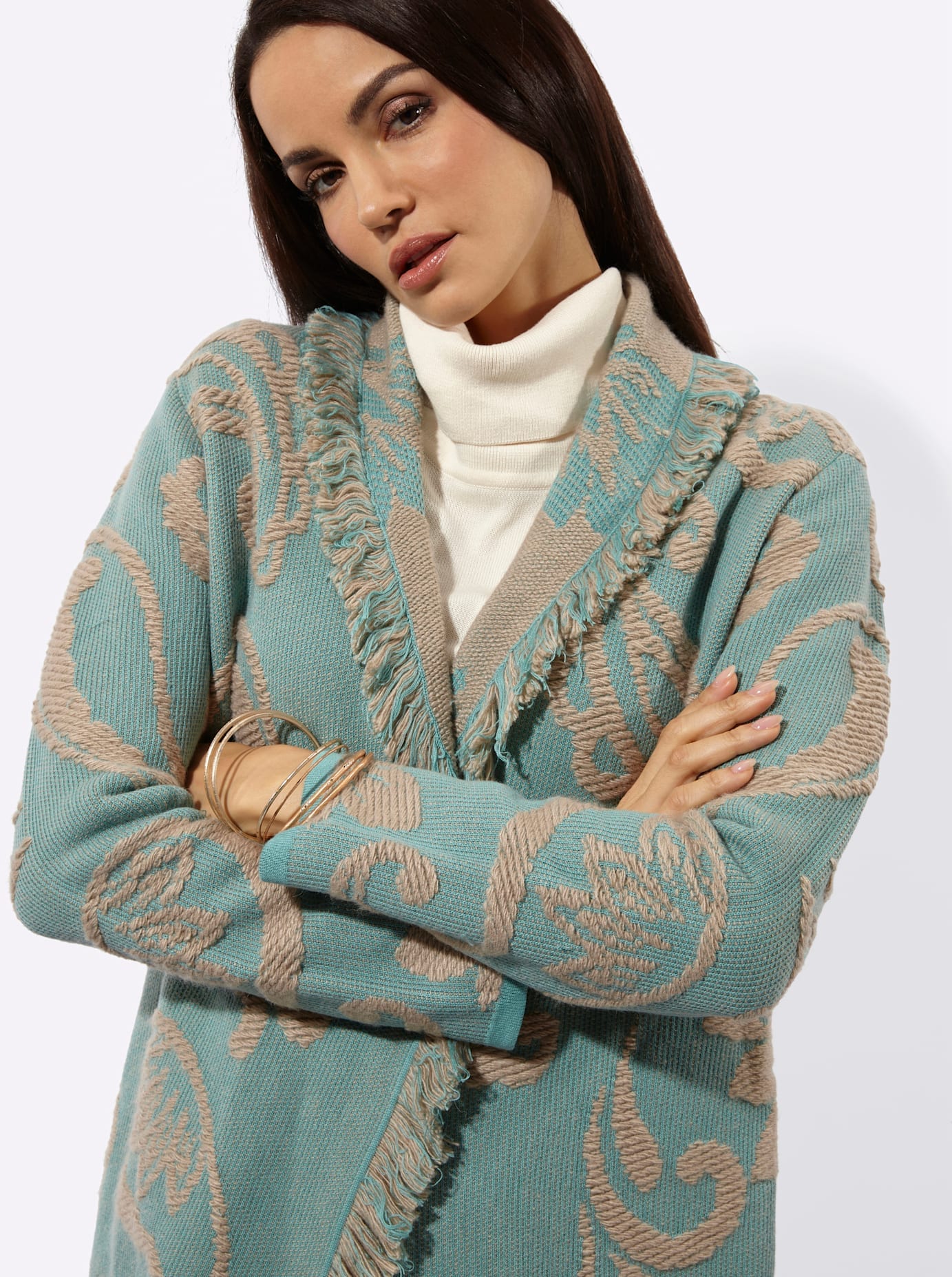 creation L Cardigan jacquard