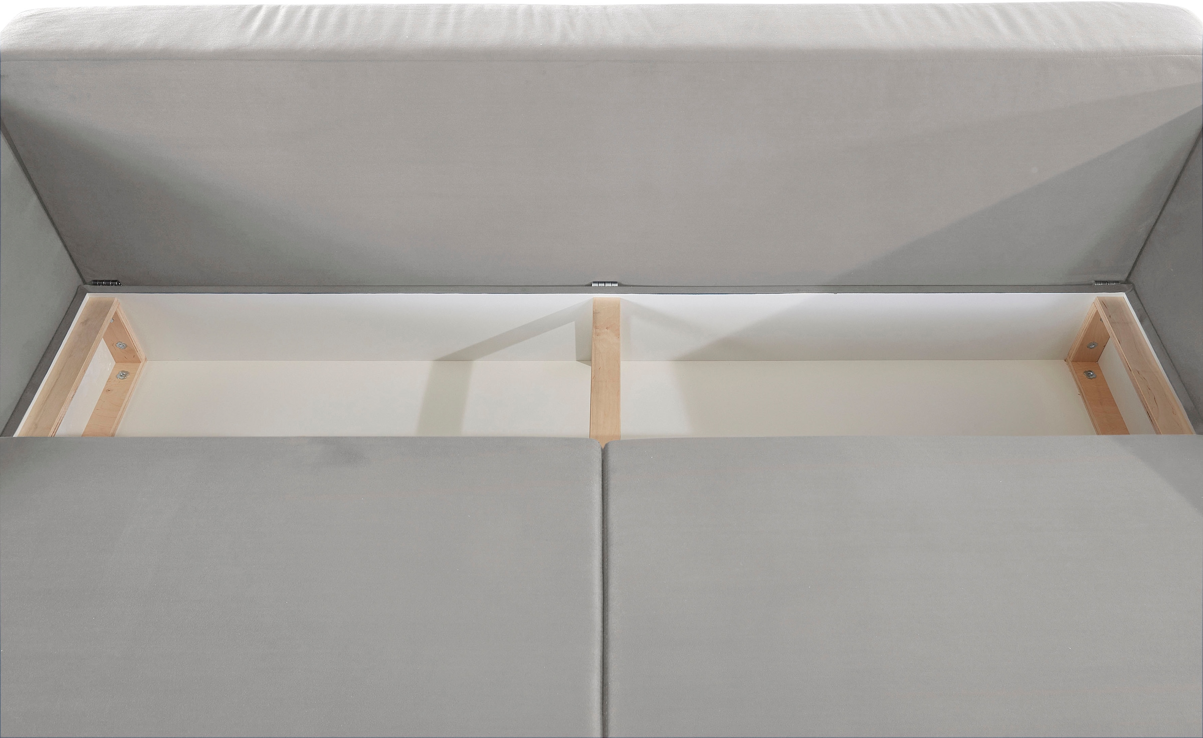 INOSIGN Schlafsofa »Asra« incl. Bettfunktion und Bettkasten, Seitentasche im Armteil, Federkern