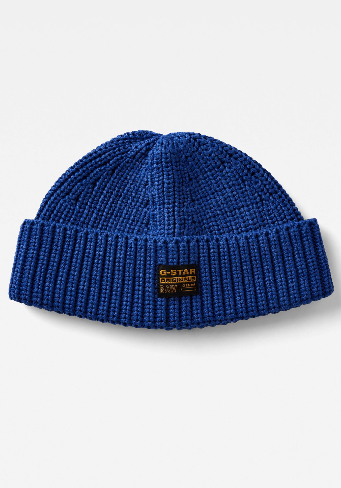 G-STAR Strickmütze »Originals Fisherman Beanie«, mit Label