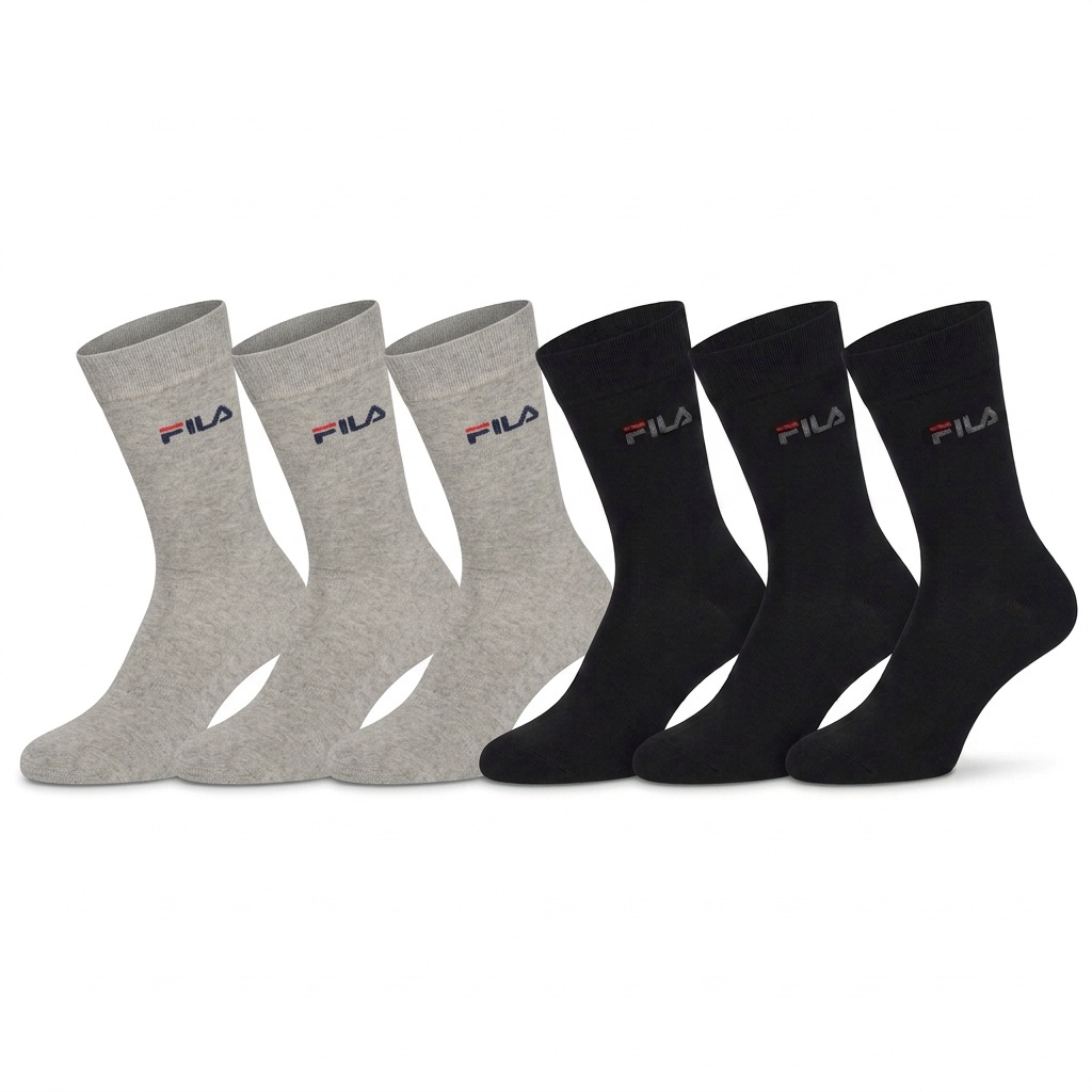 Image of Fila Socken "UNISEX LIFESTYLE PLAIN SOCKS" 6 Paar, mit eingestrickem Logo