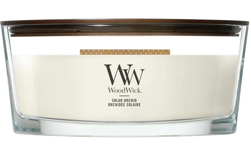 Image of Woodwick Duftkerze "Solar Orchid Ellipse"