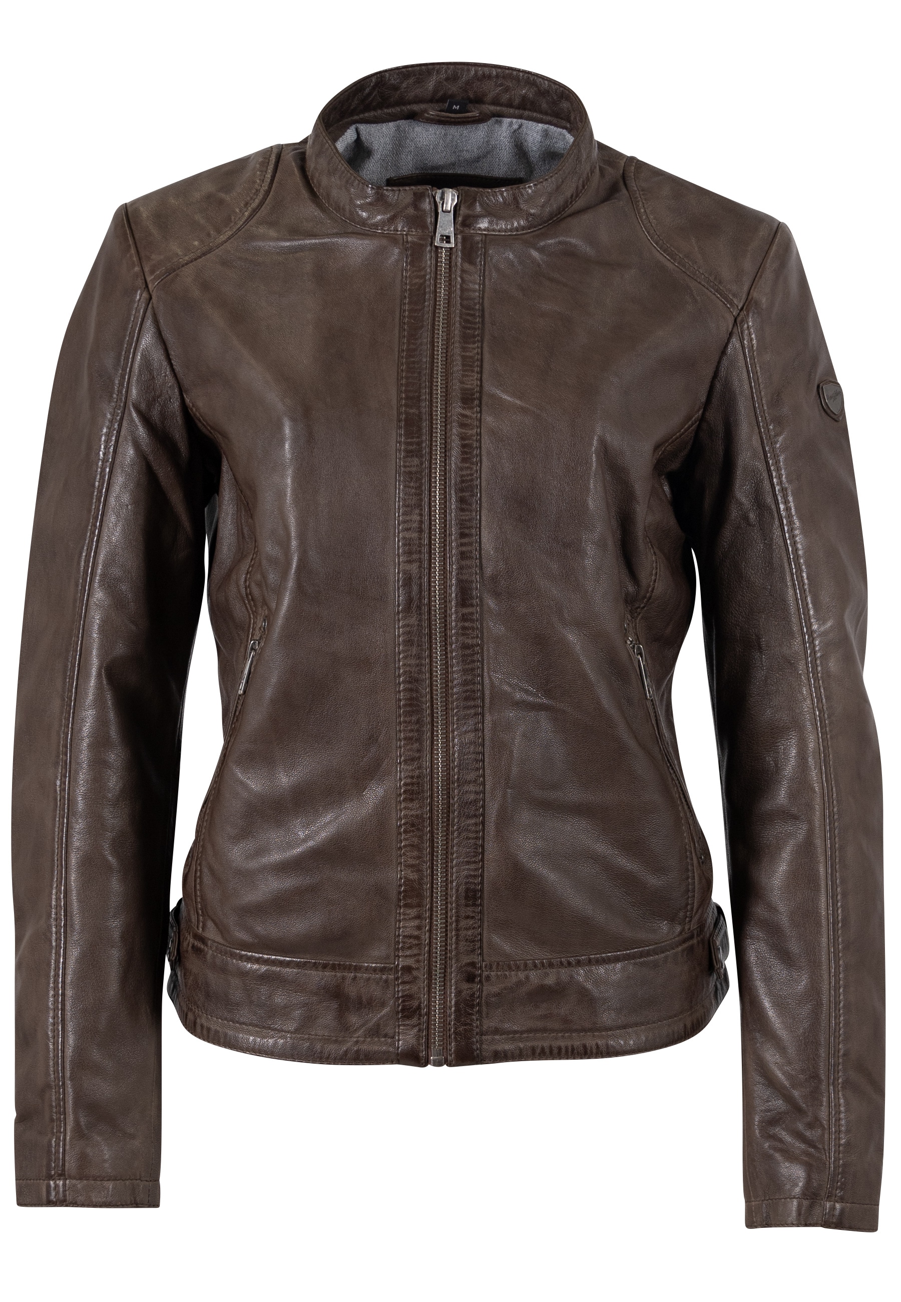 Mauritius Veste en cuir »MWYouvie« mit Stehkragen