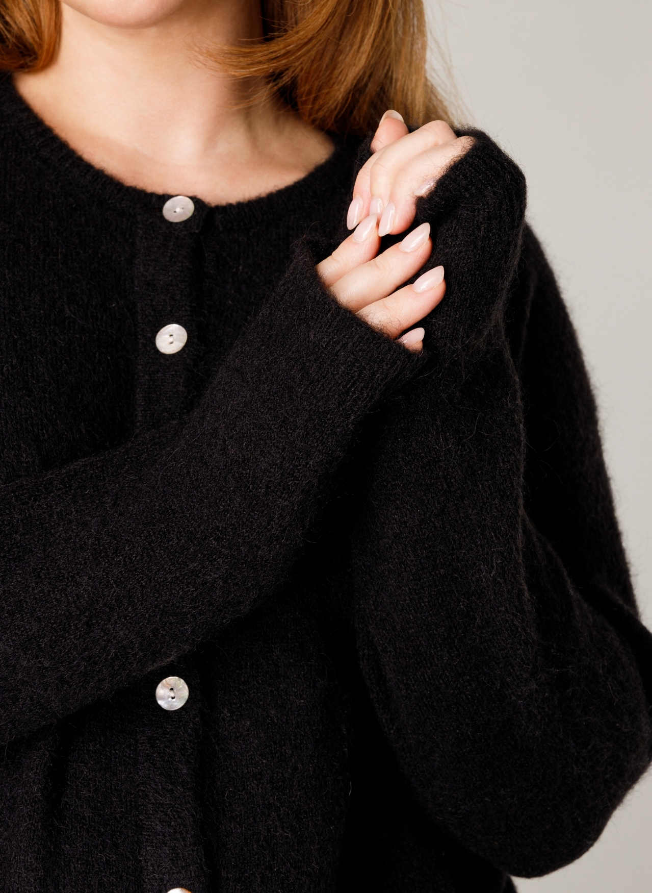 Base Level Curvy Cardigan »Yulia«, mit Wolle