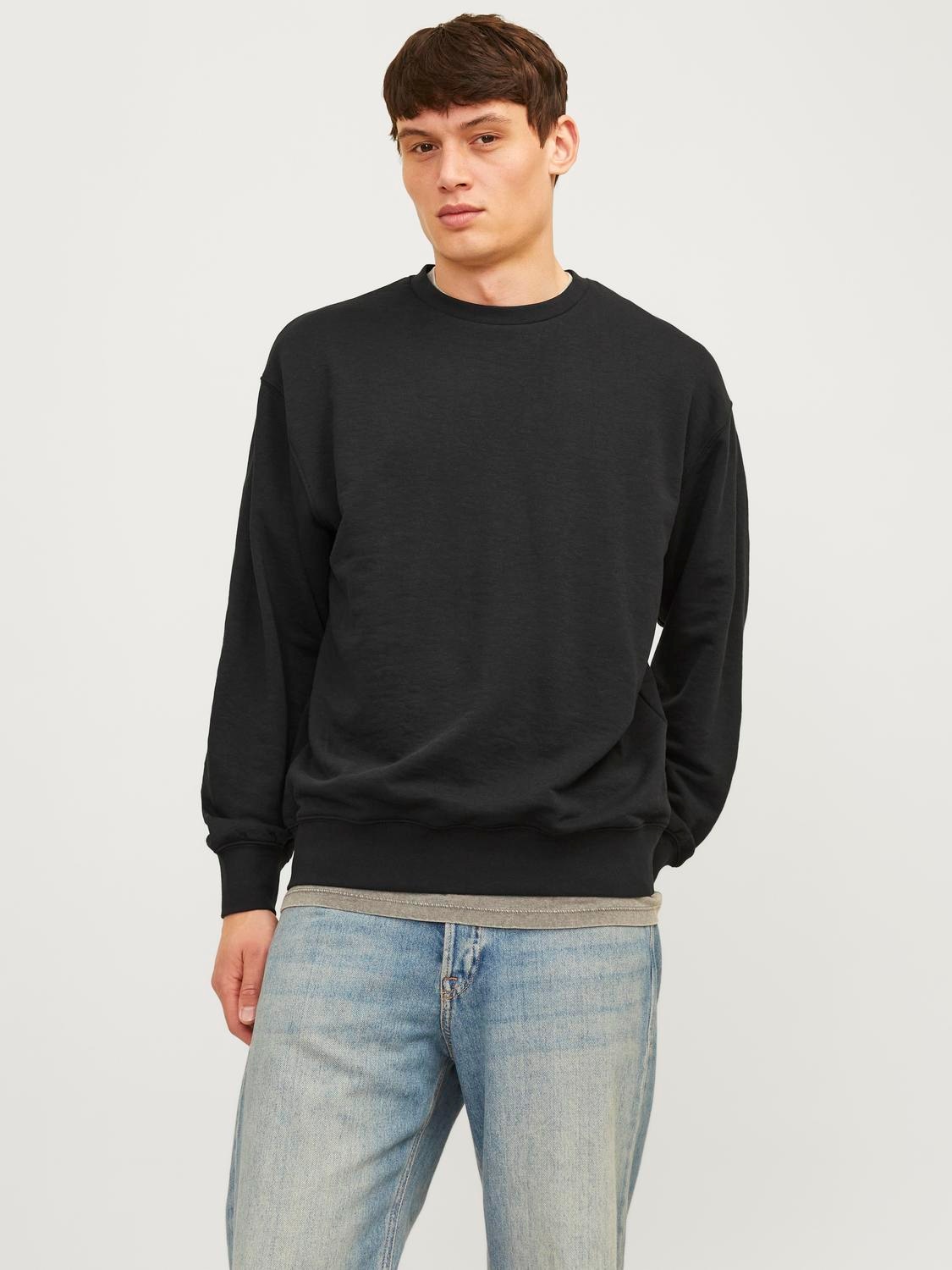 Jack & Jones Sweatshirt »JJECHARGE SWEAT CREW NECK NOOS«, mit Rippbündchen