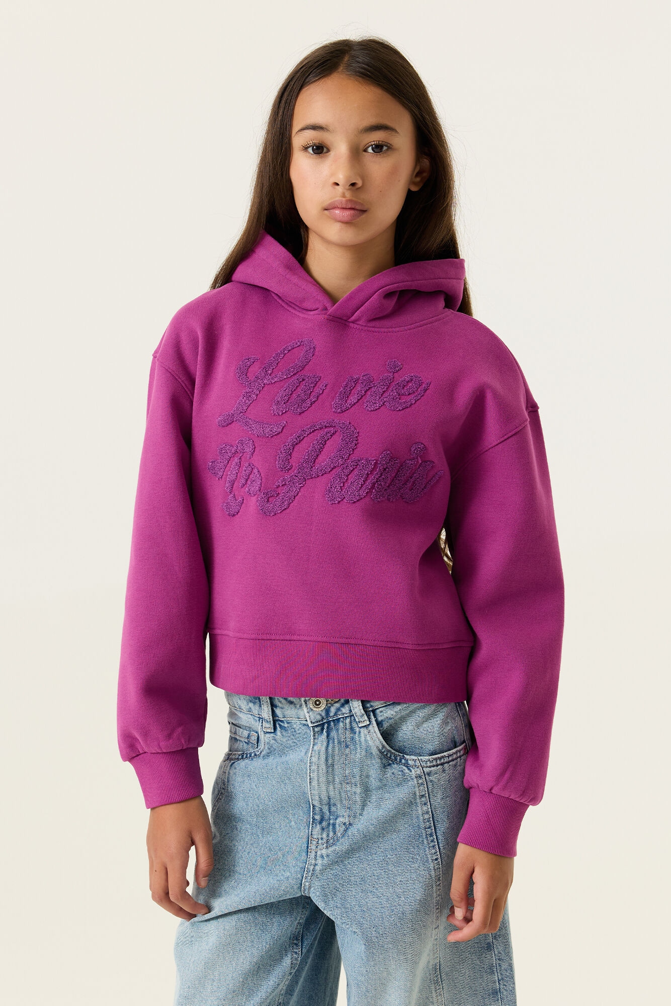 Image of Garcia Sweatshirt, für Mädchen, in Kurzform, mit Kapuze
