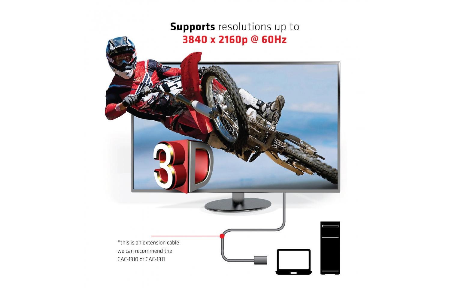   HDMI-Kabel »Club 3D Club 3D Kabel HDMI 2.0 - HDMI, 3 m«