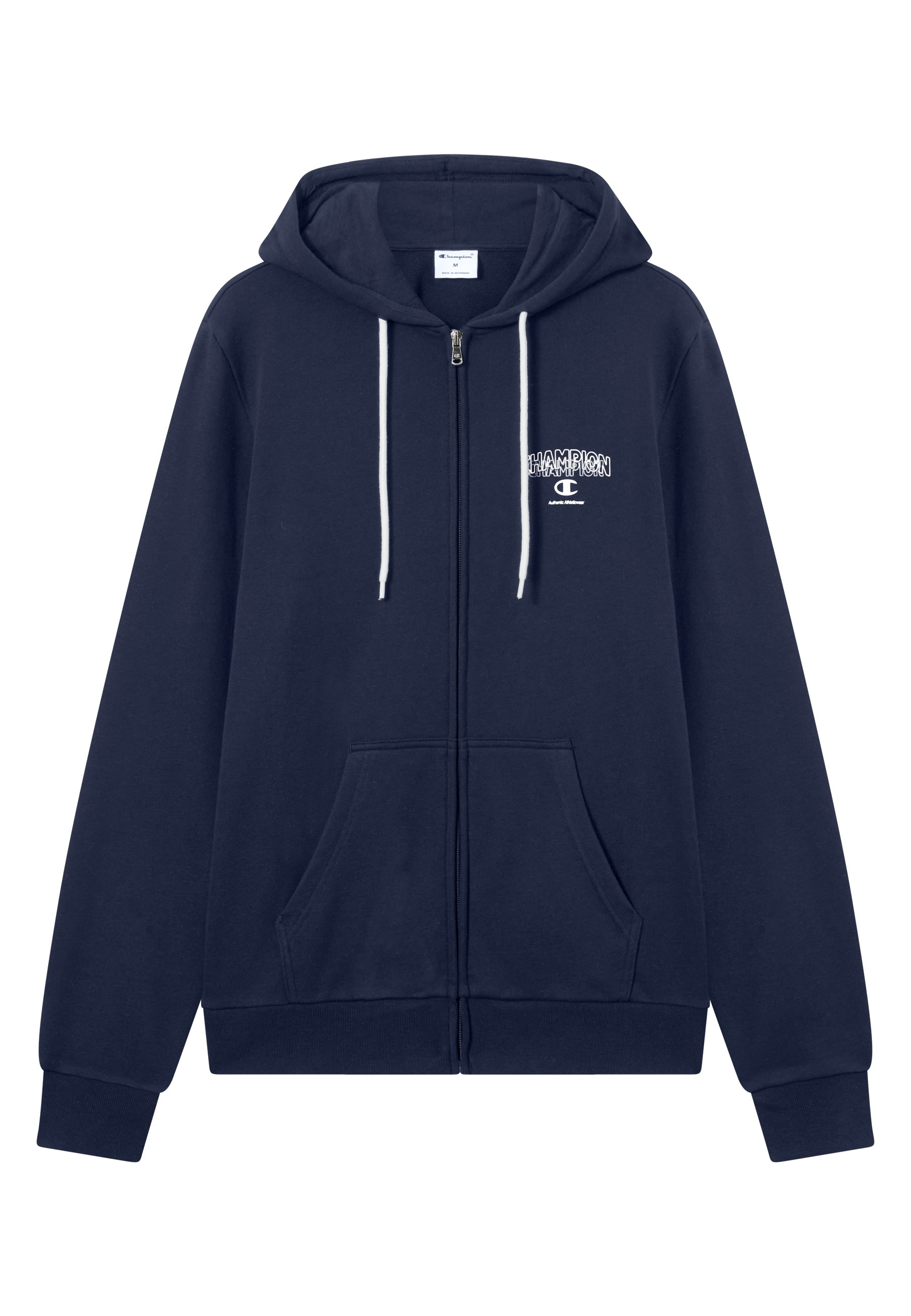 Image of Champion Kapuzensweatshirt "Graphic Terry Full Zip Hoodie Sweatshirt", sportlicher Schnitt, für sportliche Aktivitäten, mit Reissverschluss
