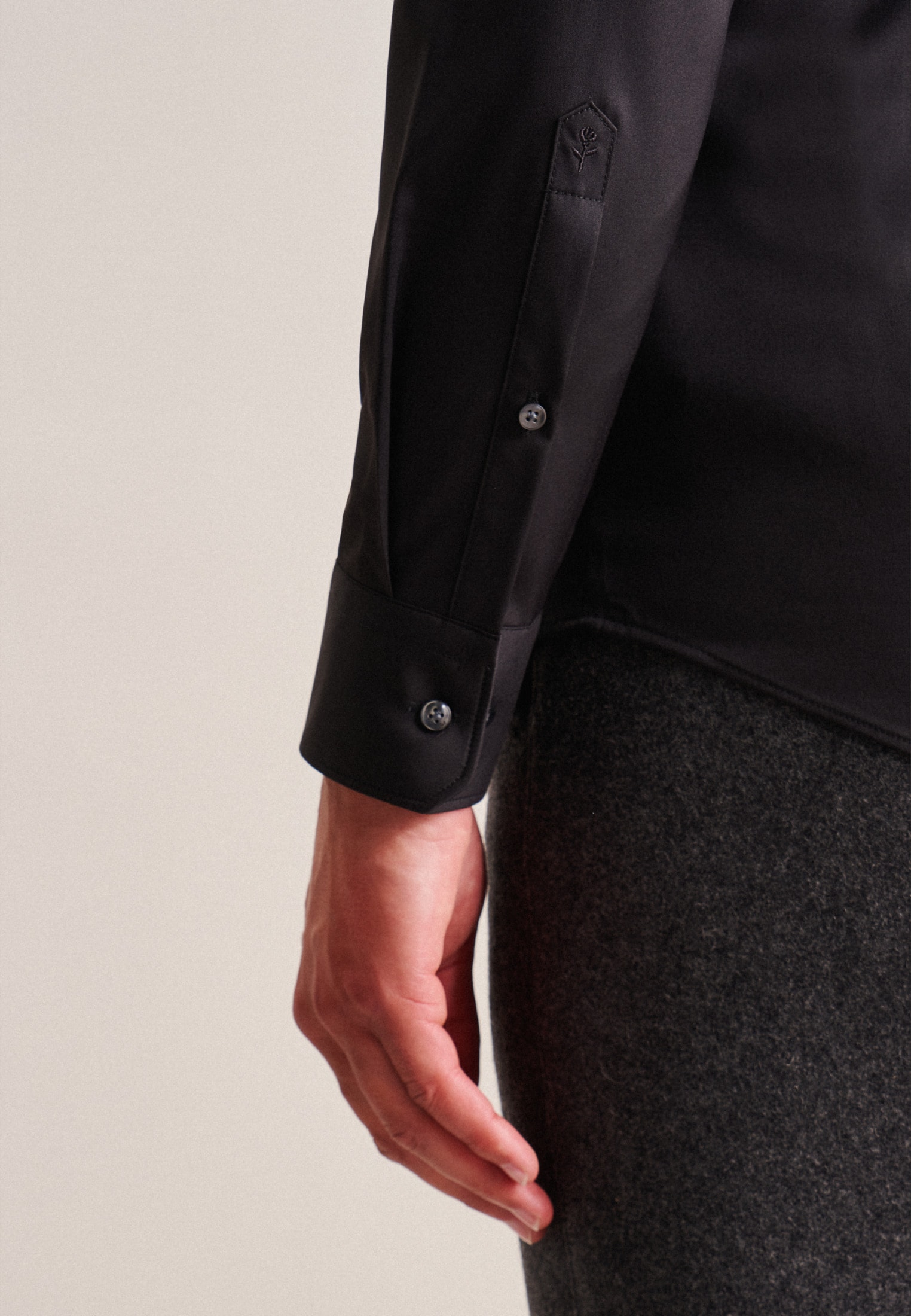 seidensticker Businesshemd »Schwarze Rose«, X-Slim 1/1 Kentkragen Uni