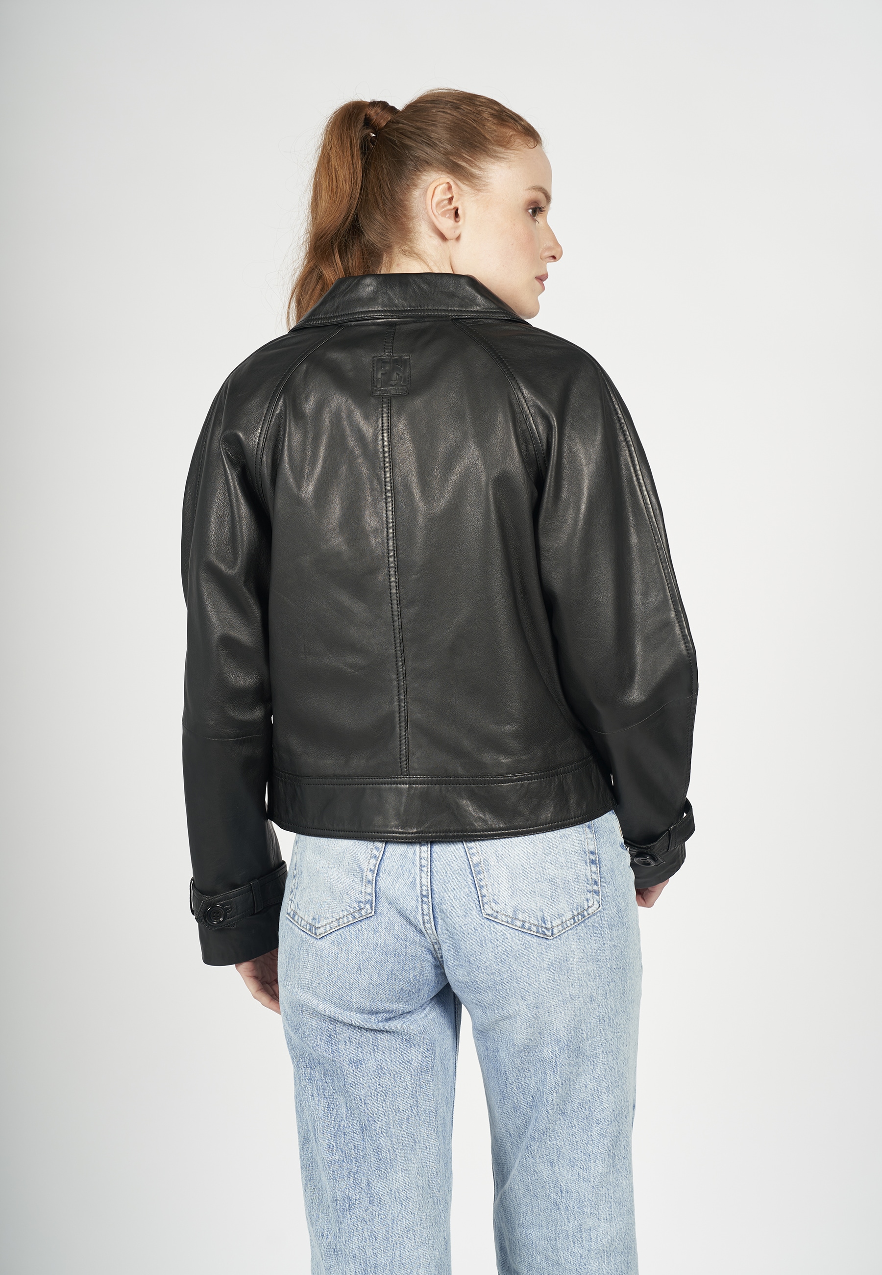 Freaky Nation Veste en cuir »Out of the line-FN«