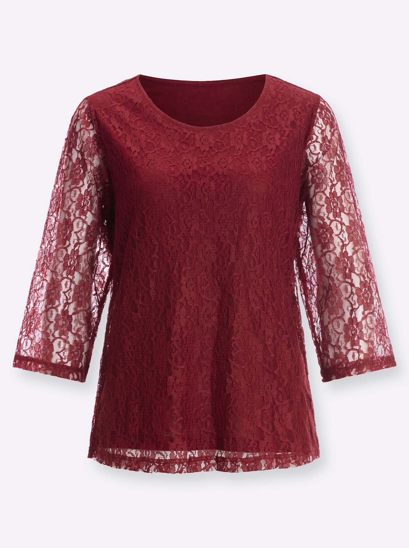 Classic Basics Spitzenshirt »Spitzenshirt«, (1 tlg.)