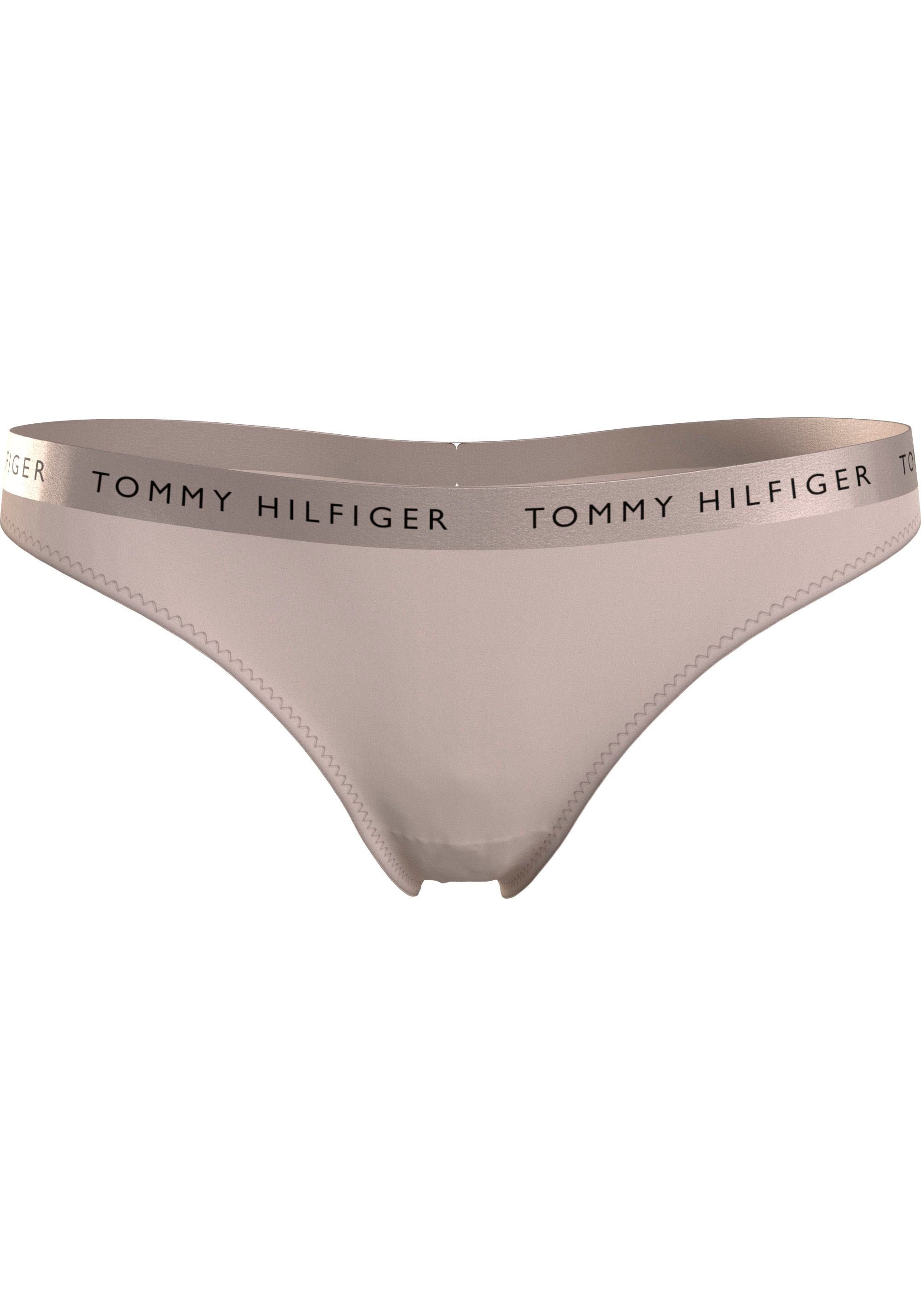 Tommy Hilfiger Underwear T-String »SHINE 3 PACK THONG GIFTING«, (Packung, 3er-Pack), mit Tommy Hilfiger Logobund