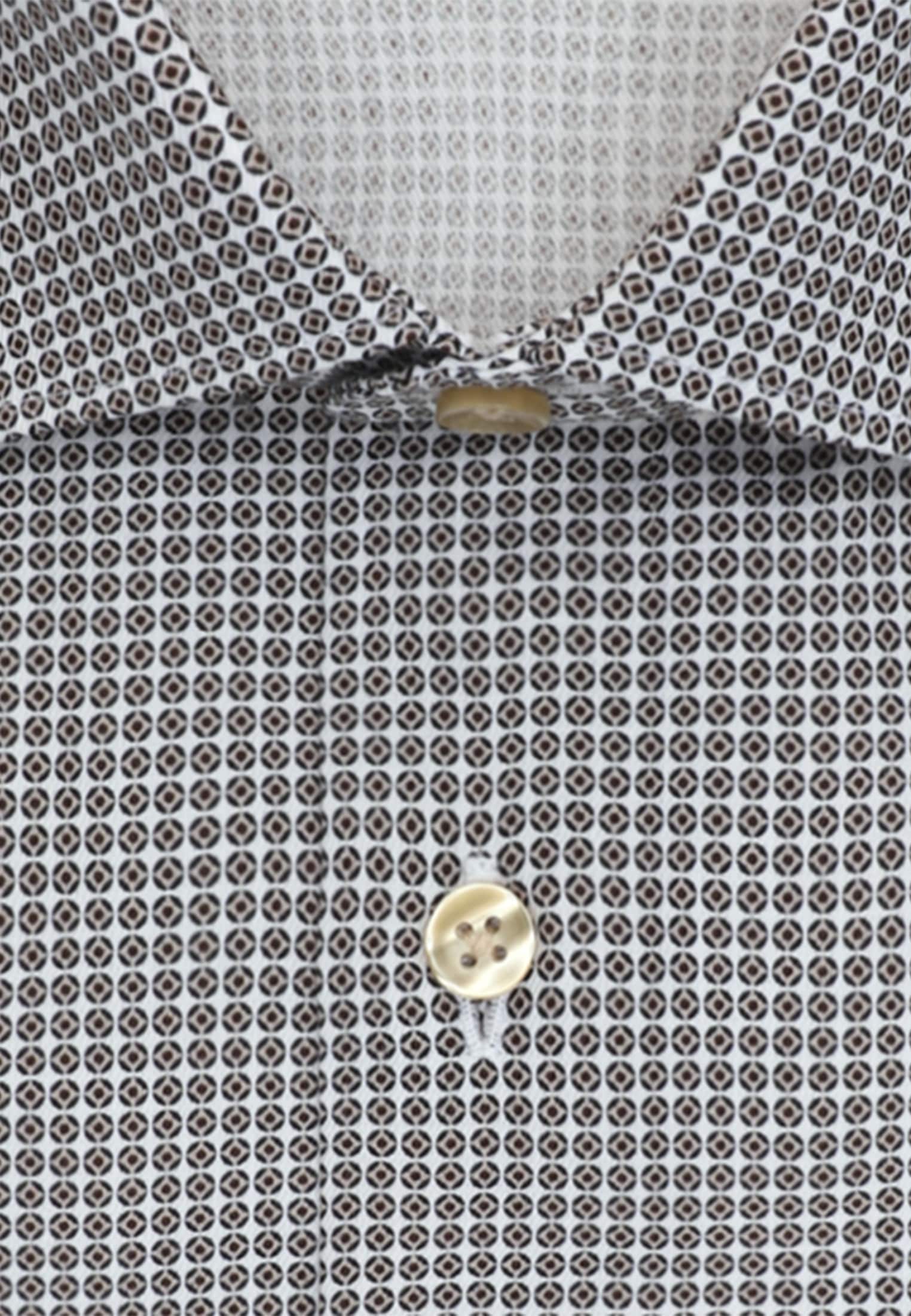 seidensticker Businesshemd »Schwarze Rose« X-Slim 1/1 Kentkragen Druck