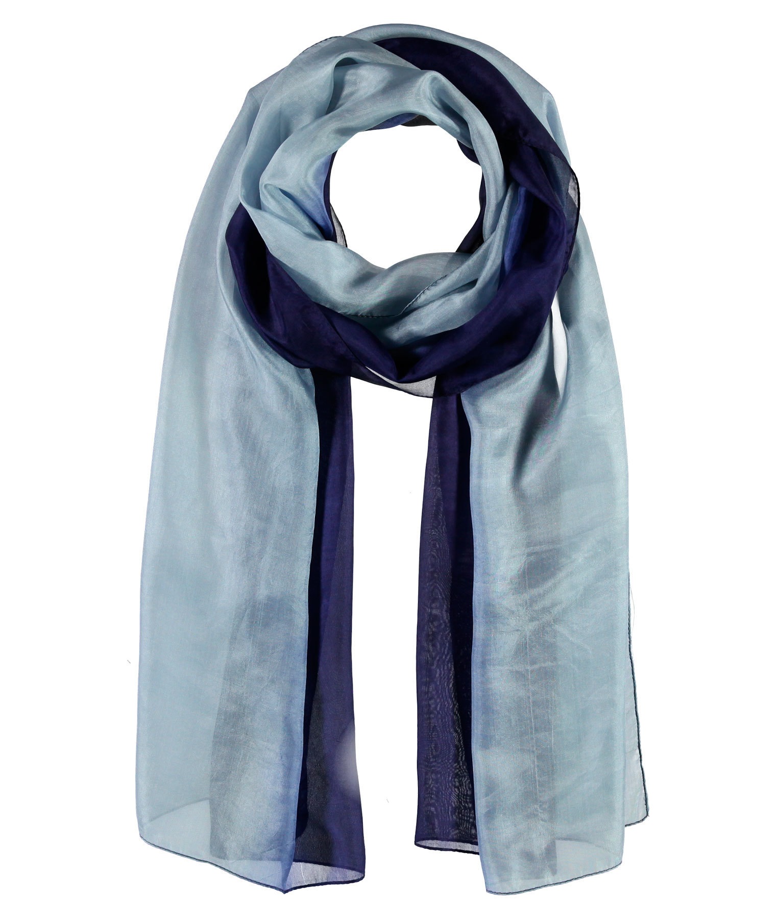 Seiden Degradé Schal