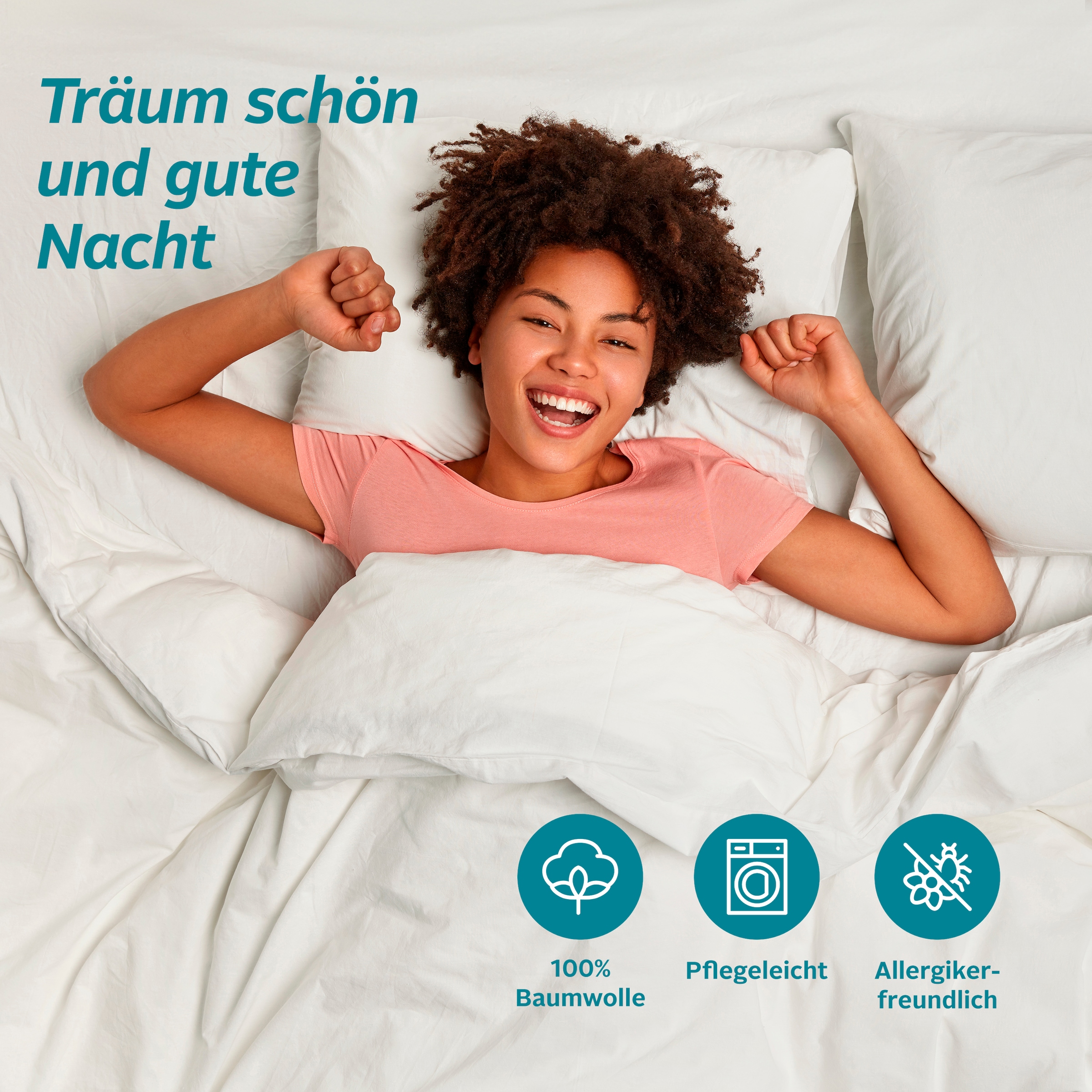 my home Bettwäsche »Katja«, Bettwäsche aus Baumwolle, Bettwäsche mit Streifen-Design, Wendeoptik